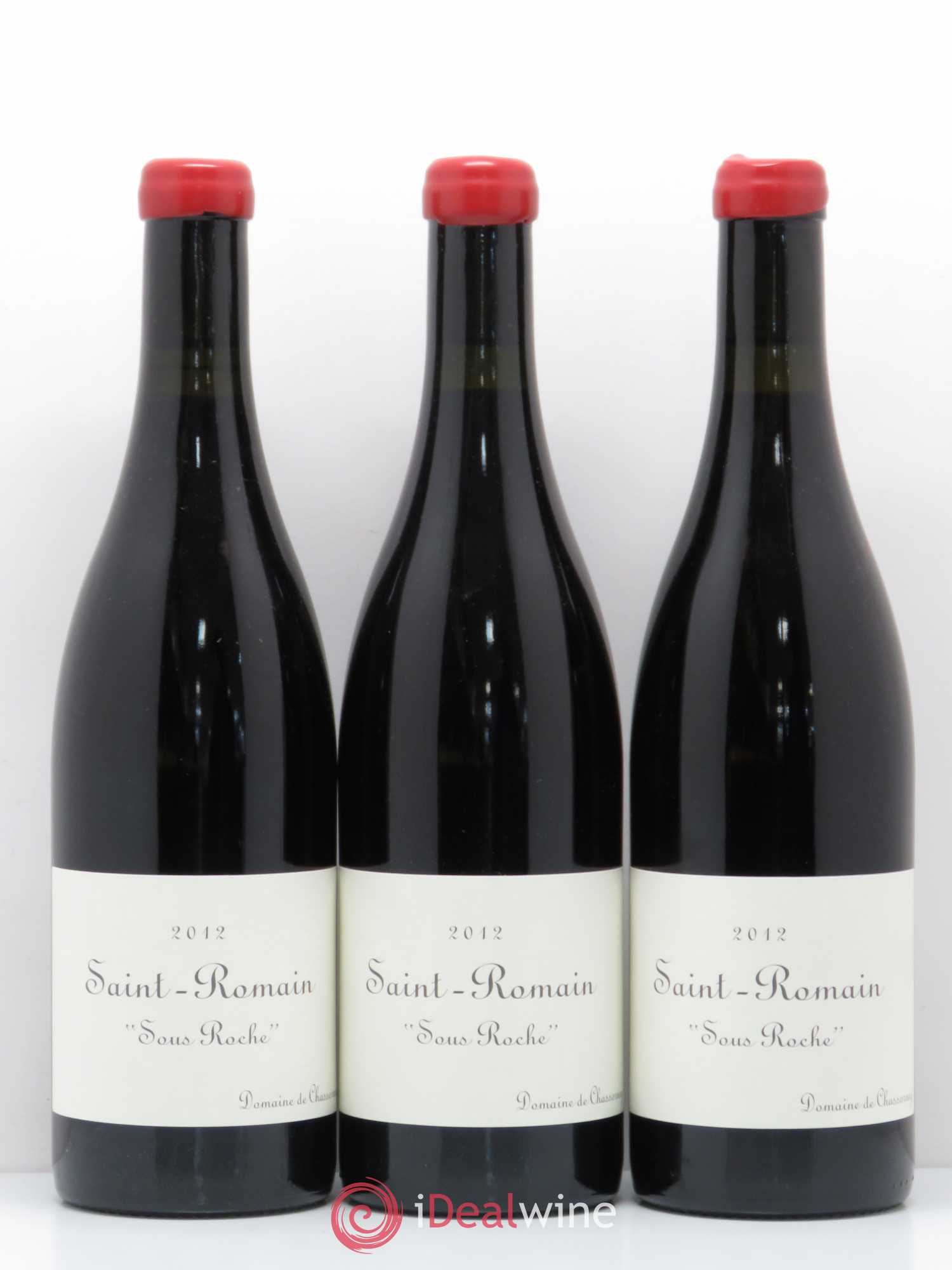 Saint-Romain Sous Roche Chassorney 2012 - Lot de 3 bouteilles - 0