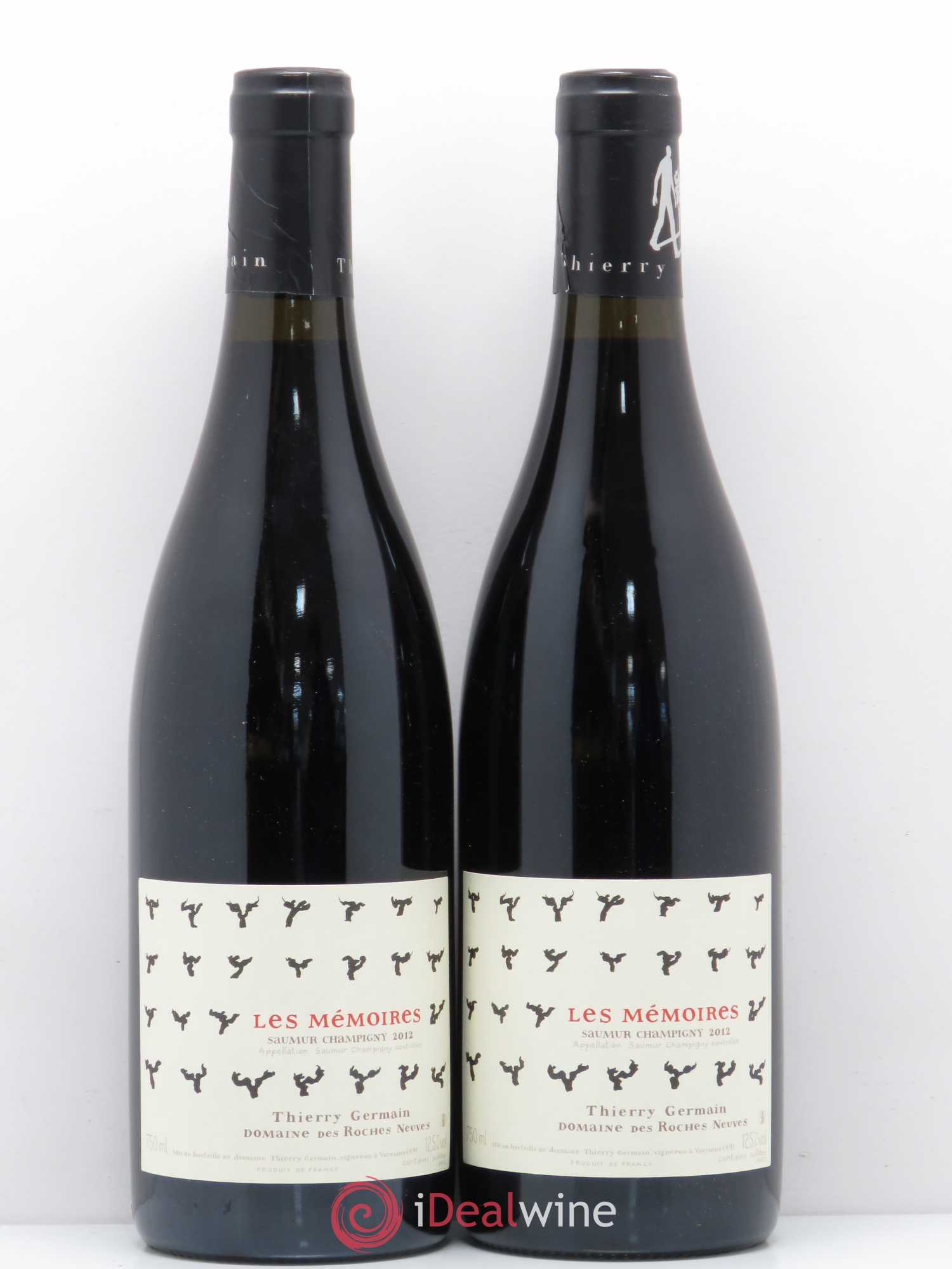 Saumur-Champigny Les Mémoires Domaine des Roches Neuves - Thierry Germain 2012 - Lot de 5 bouteilles - 2