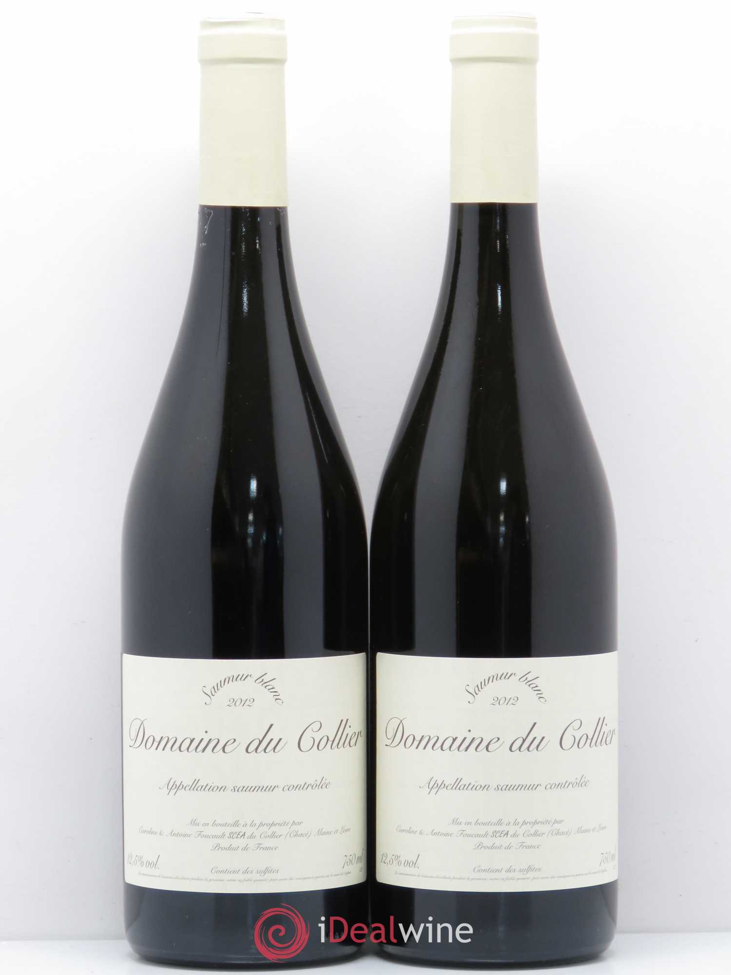 Saumur Domaine du Collier 2012 - Lot de 2 bouteilles - 0