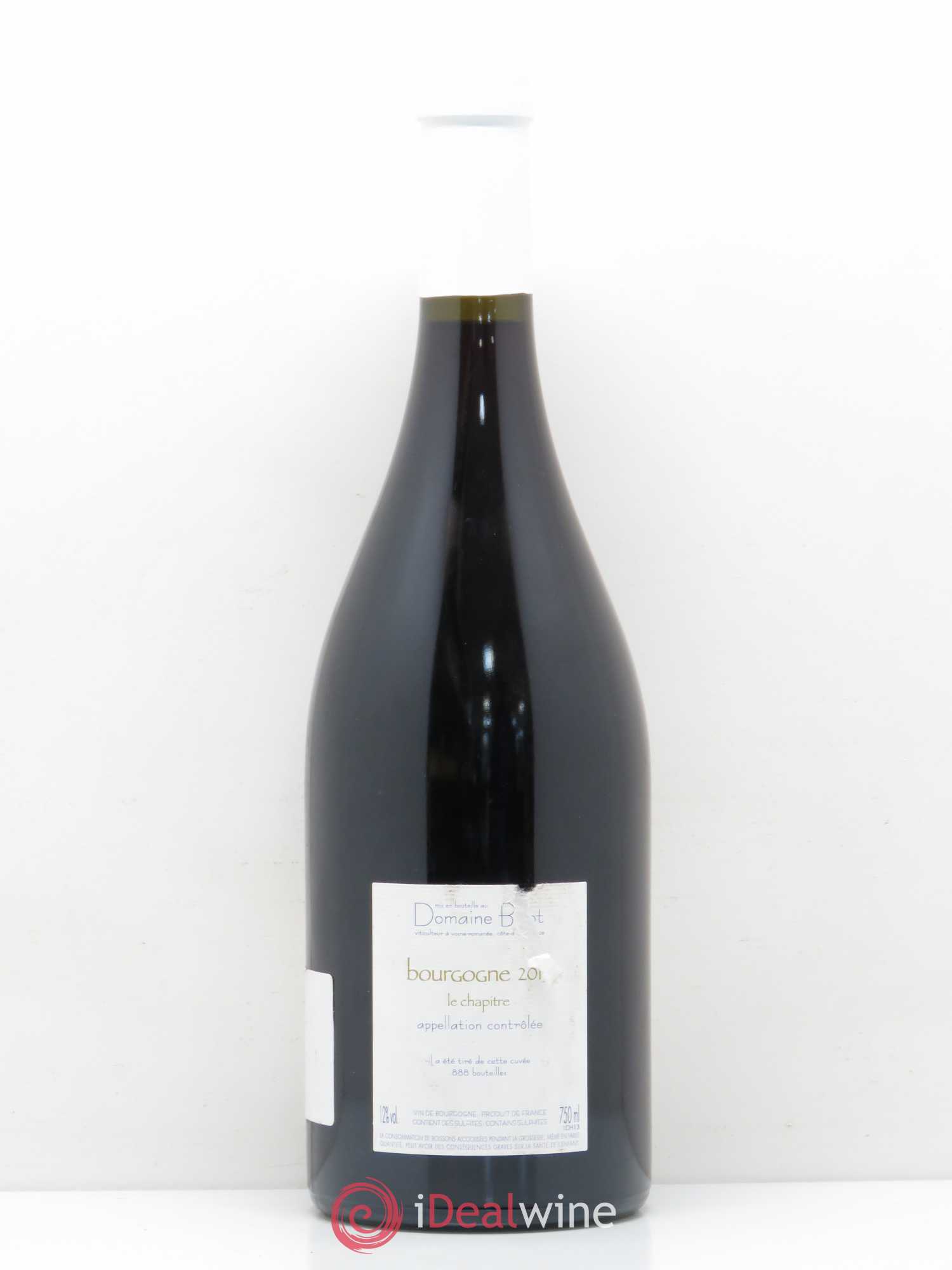 Bourgogne Le Chapitre Bizot (Domaine) 2013 - Lot de 1 bouteille - 1