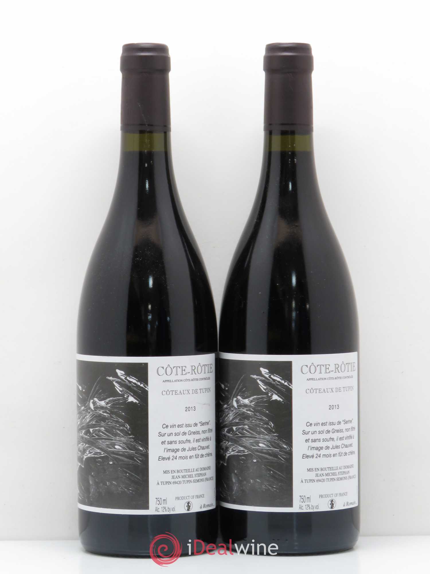 Côte-Rôtie Coteaux de Tupin Jean-Michel Stephan 2013 - Lot de 2 bouteilles - 0