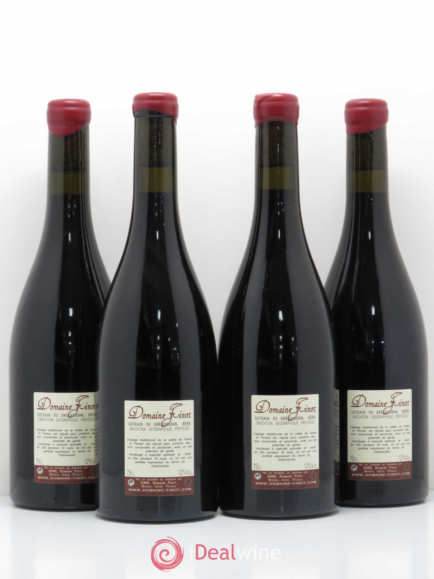 Divers Coteaux du Grésivaudan Domaine Finot 2014 - Posten von 4 Flaschen - 1
