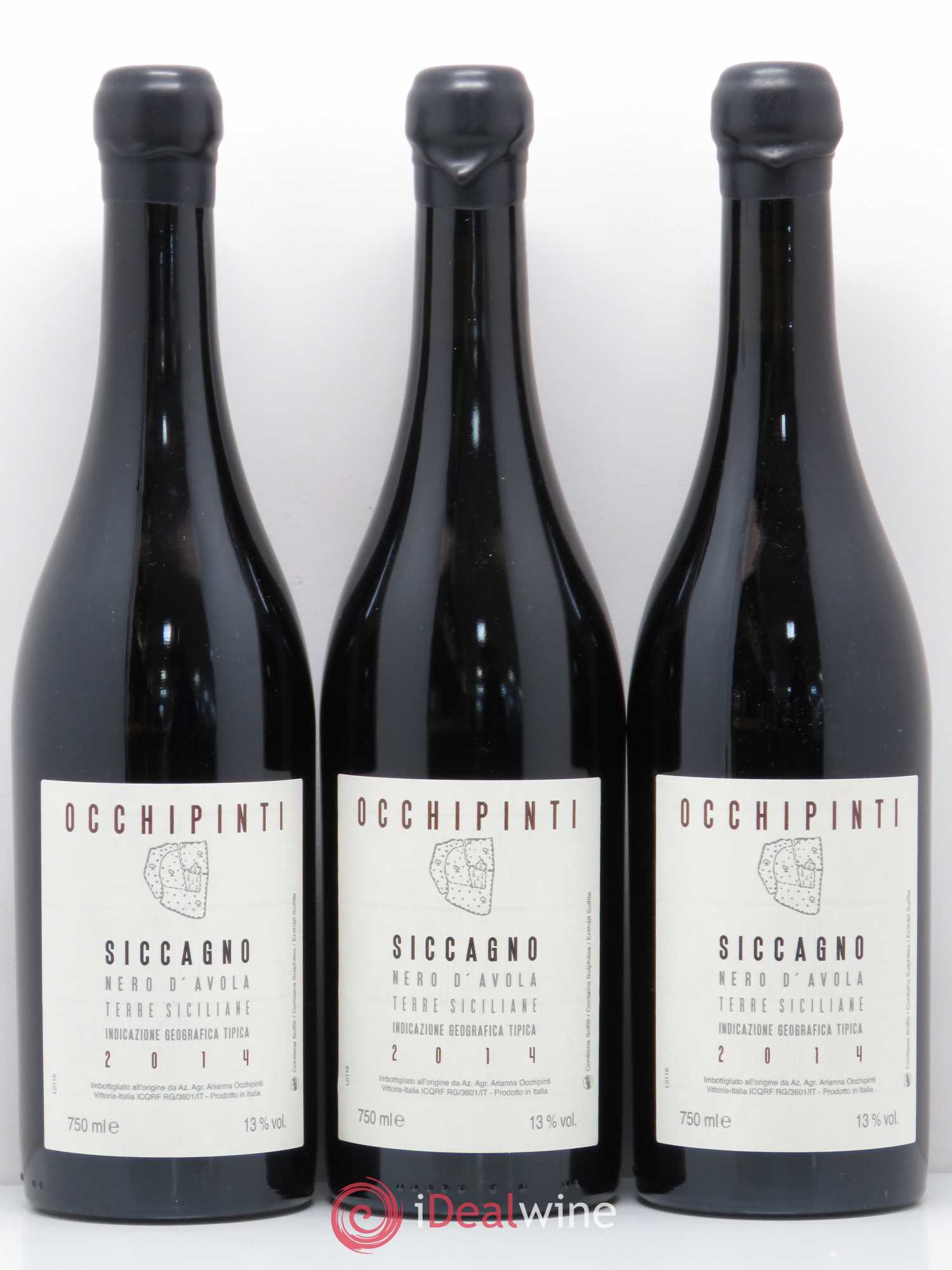 Italie Siccagno Occhipinti 2014 - Posten von 6 Flaschen - 1