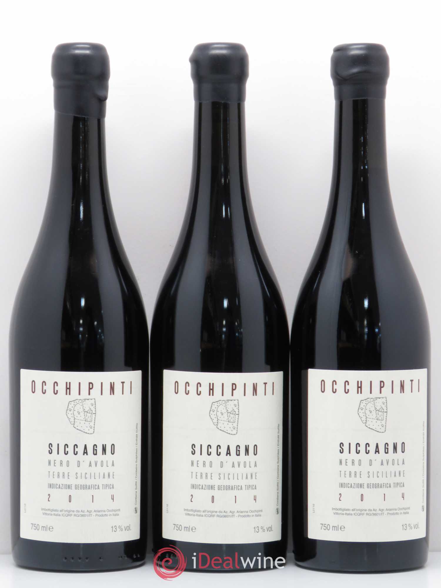 Italie Siccagno Occhipinti 2014 - Posten von 6 Flaschen - 1