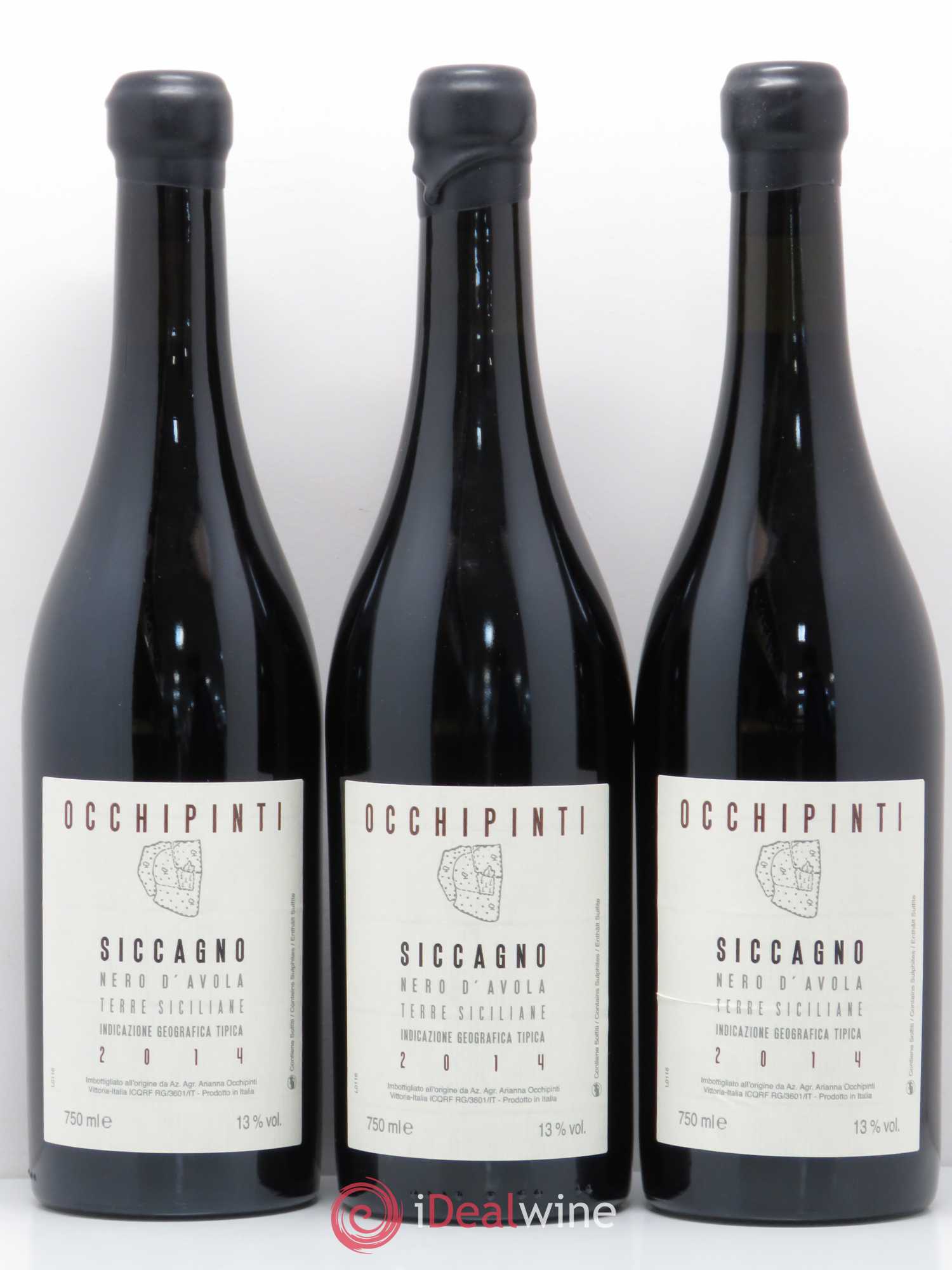 Italie Siccagno Occhipinti 2014 - Posten von 6 Flaschen - 2