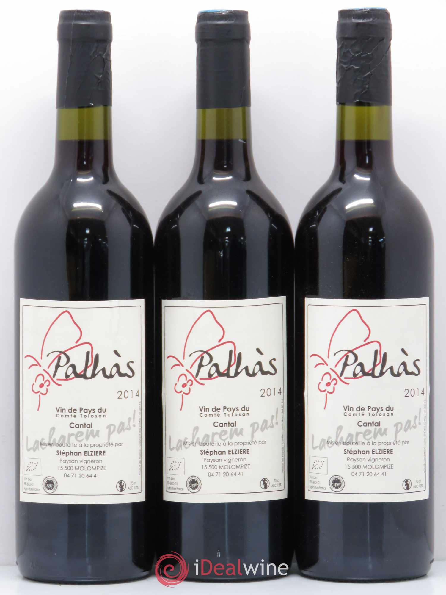 Vin de France Palhas Stephan Elziere VDP du Comté Tolosan 2014 - Lot de 6 bouteilles - 2