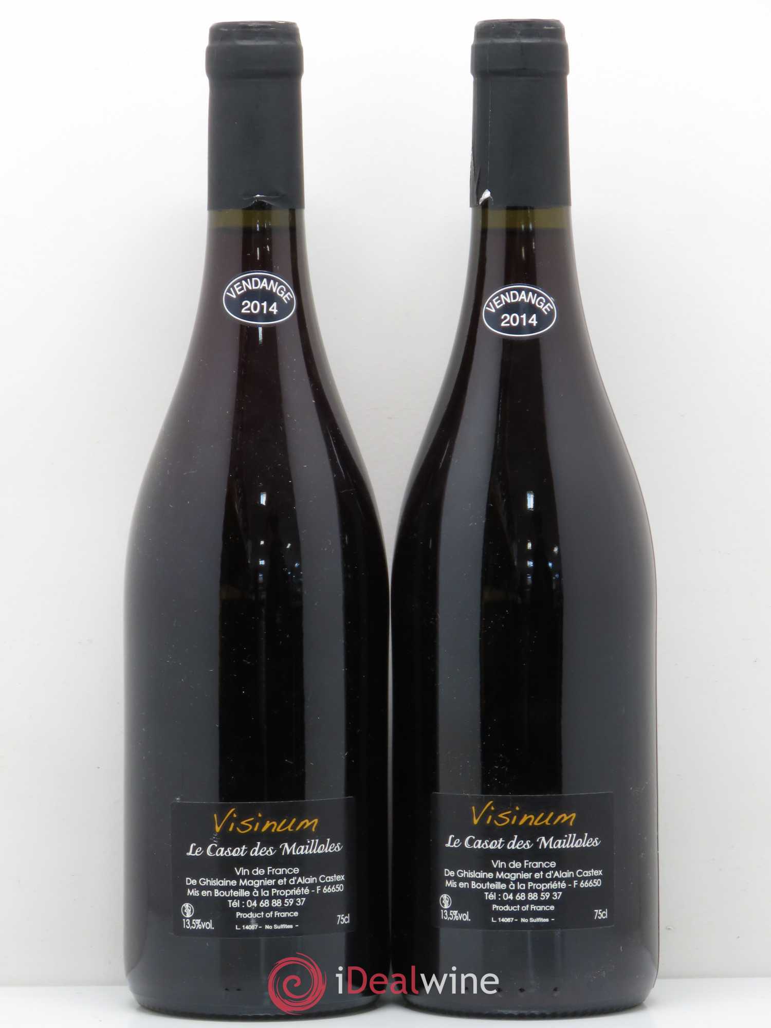 Vin de France Visinum Le Casot des Mailloles Magnier 2014 - Posten von 2 Flaschen - 1