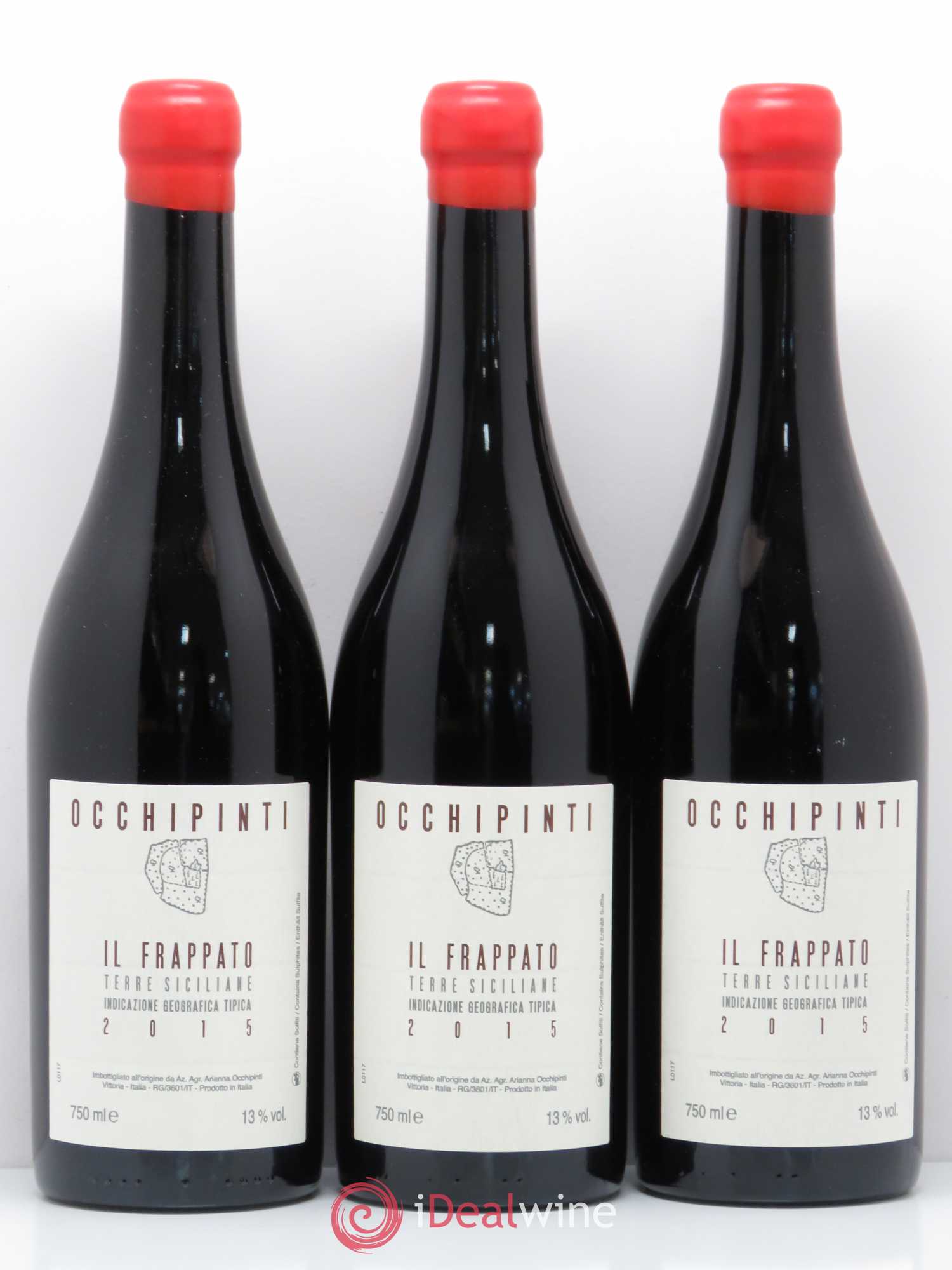 Italie Il Frappato Occhipinti Ariana 2015 - Posten von 6 Flaschen - 1