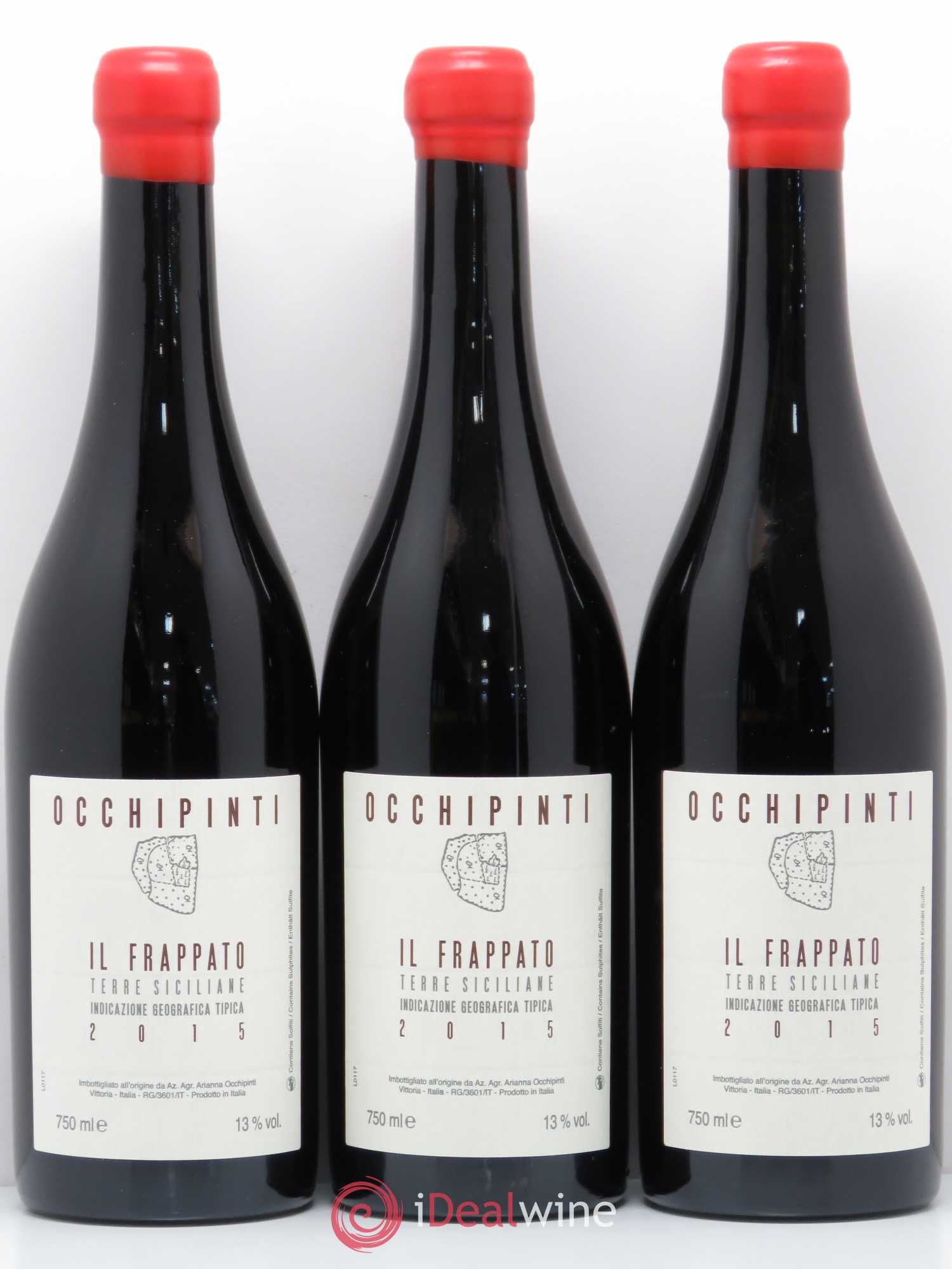 Italie Il Frappato Occhipinti Ariana 2015 - Posten von 6 Flaschen - 1