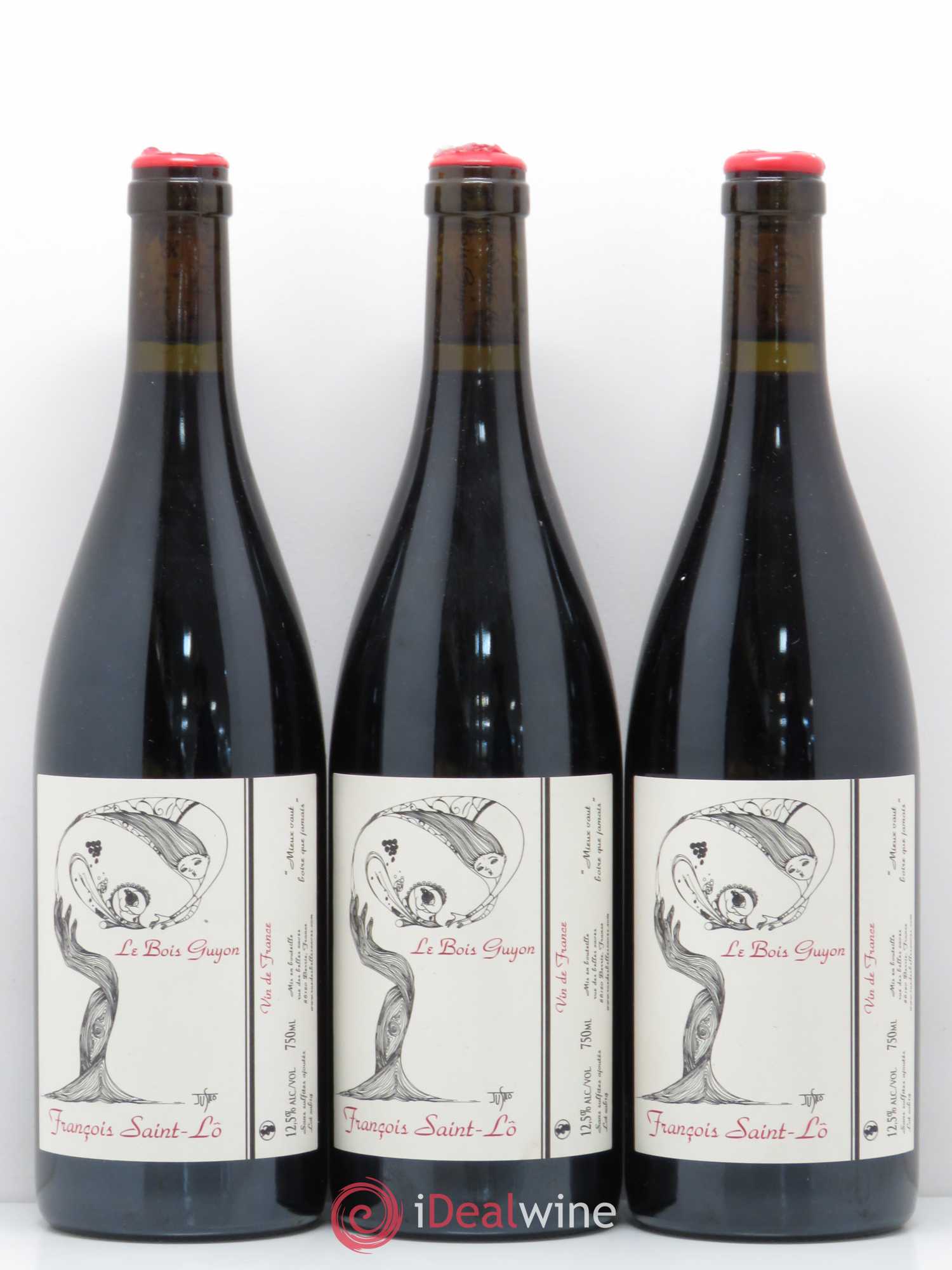 Vin de France Le Bois Guyon Saint-Lo - Posten von 3 Flaschen - 0