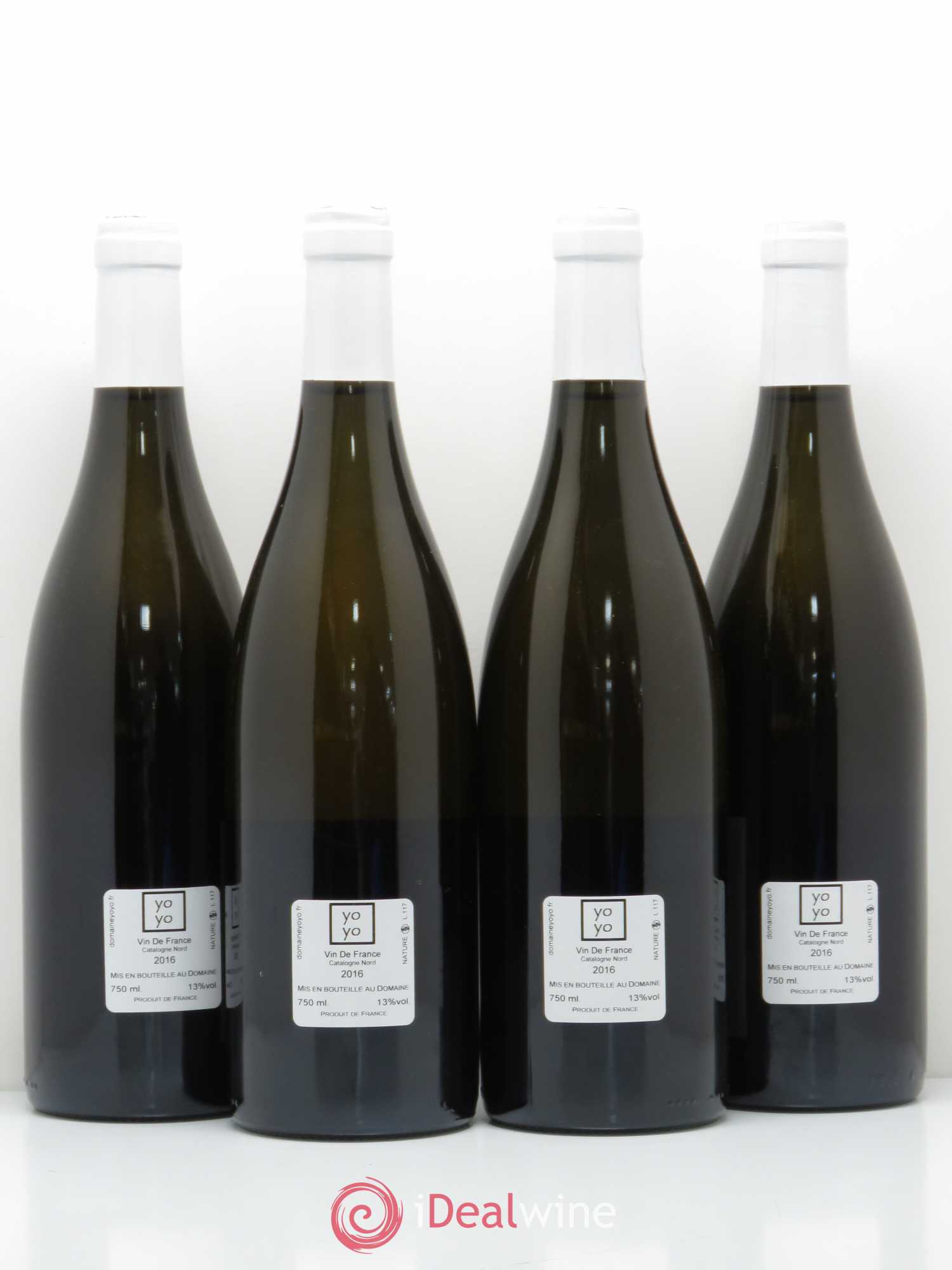 Vin de France Restake domaine Yoyo Vin de France Catalogne Nord 2016 - Lot of 4 bottles - 1