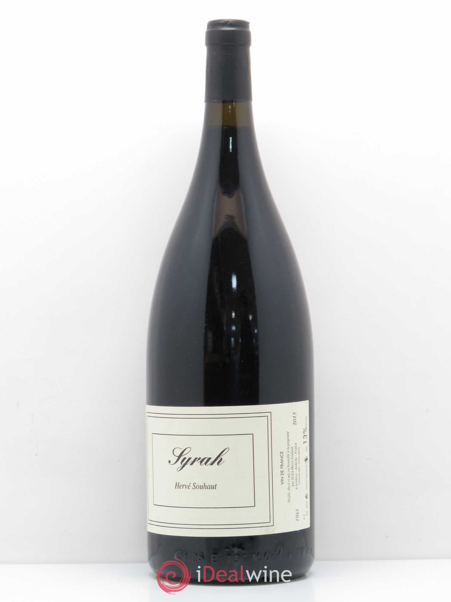 Rhône Vin De Pays De Lardeche Syrah Herve Souhaut 2015 - Posten von 1 Magnum - 0