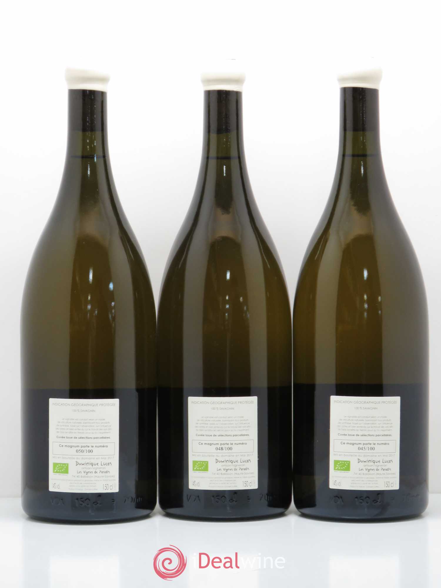 Vin de Savoie IGP d'Allobroge Savagnin Vignes de Paradis 2016 - Posten von 3 Magnum - 1