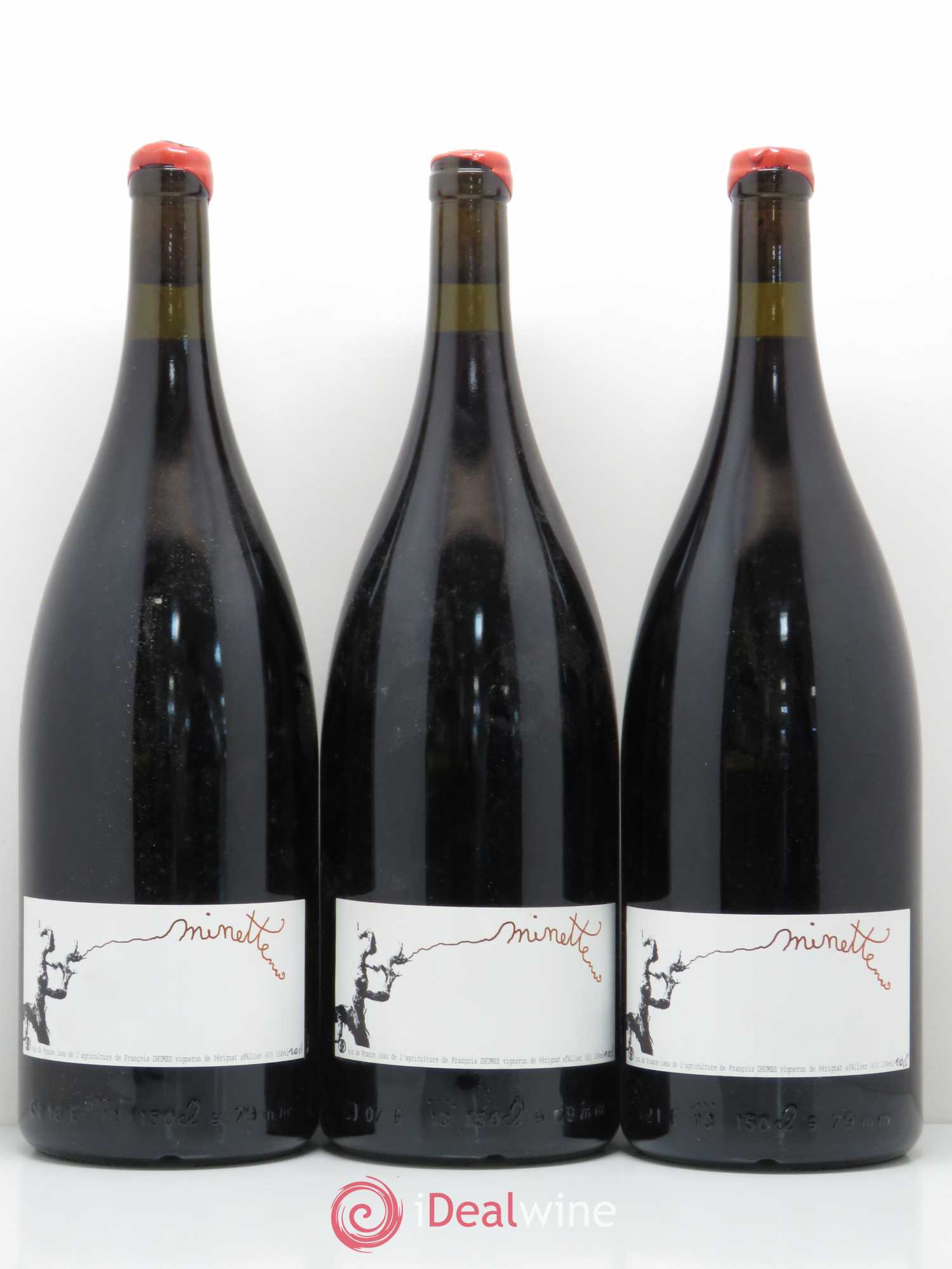 Vin de France Minette Dhumes - Posten von 3 Magnum - 0
