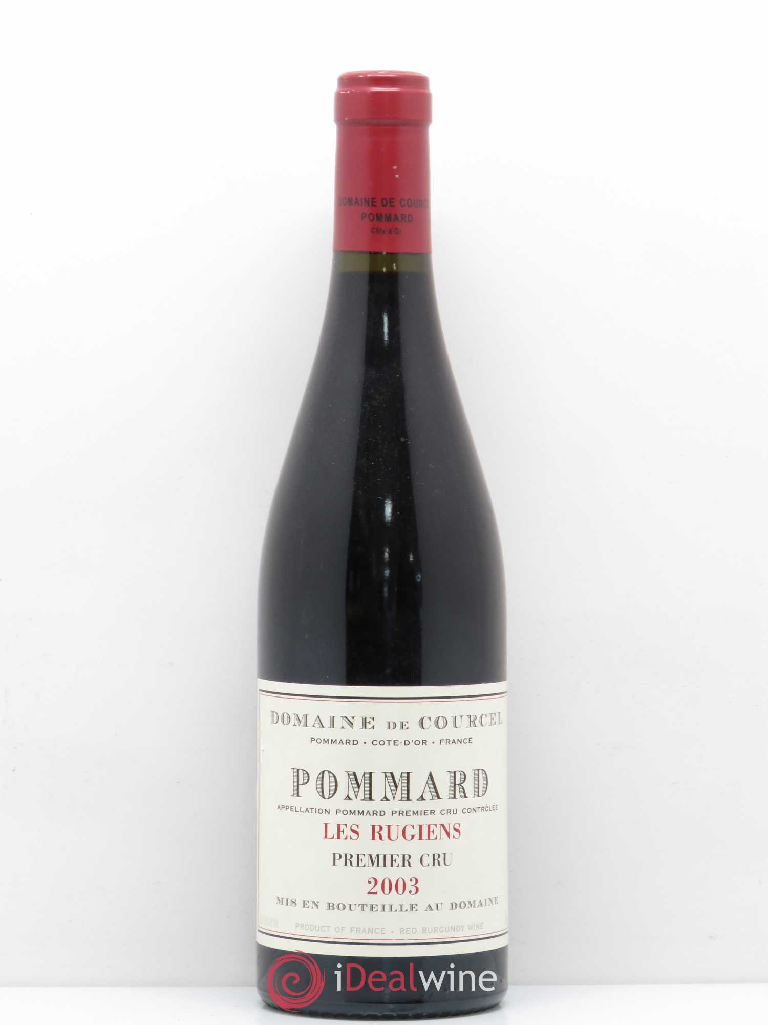 Pommard 1er Cru Les Rugiens de Courcel (Domaine) 2003 - Lot de 1 bouteille - 0