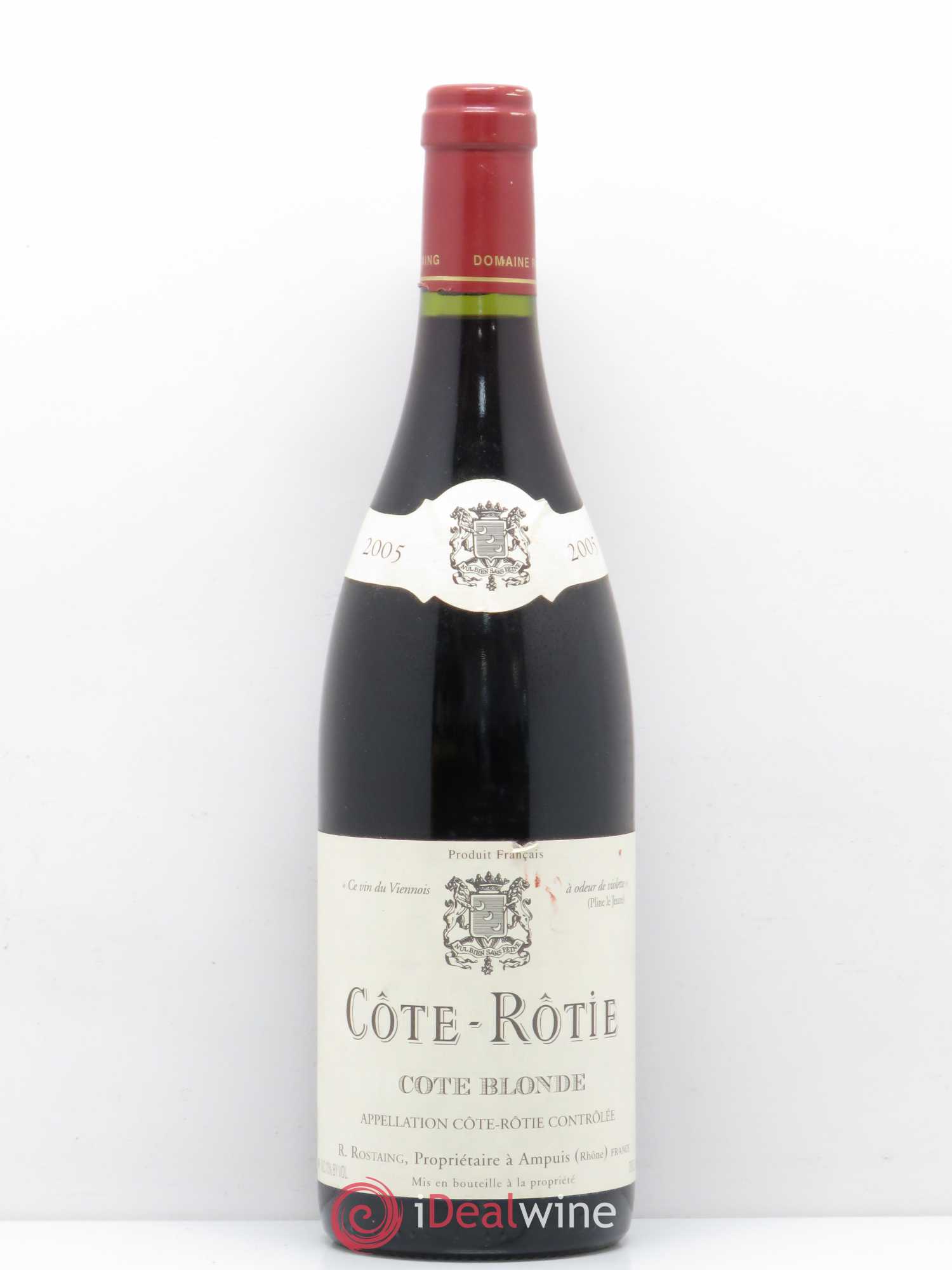 Côte-Rôtie Côte Blonde René Rostaing 2005 - Posten von 1 Flasche - 0