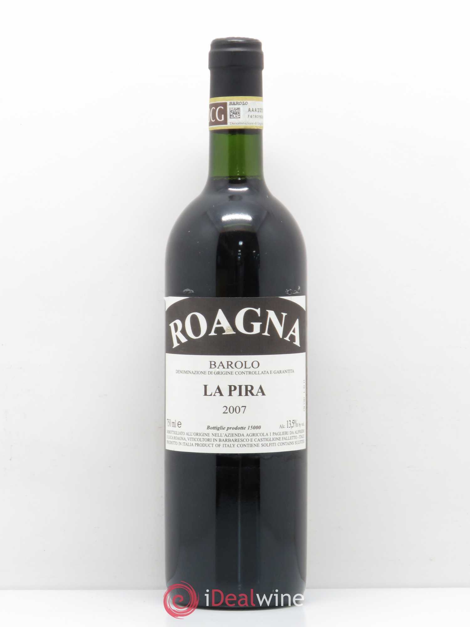 Barolo DOCG Pira Roagna 2007 - Lot de 1 bouteille - 0