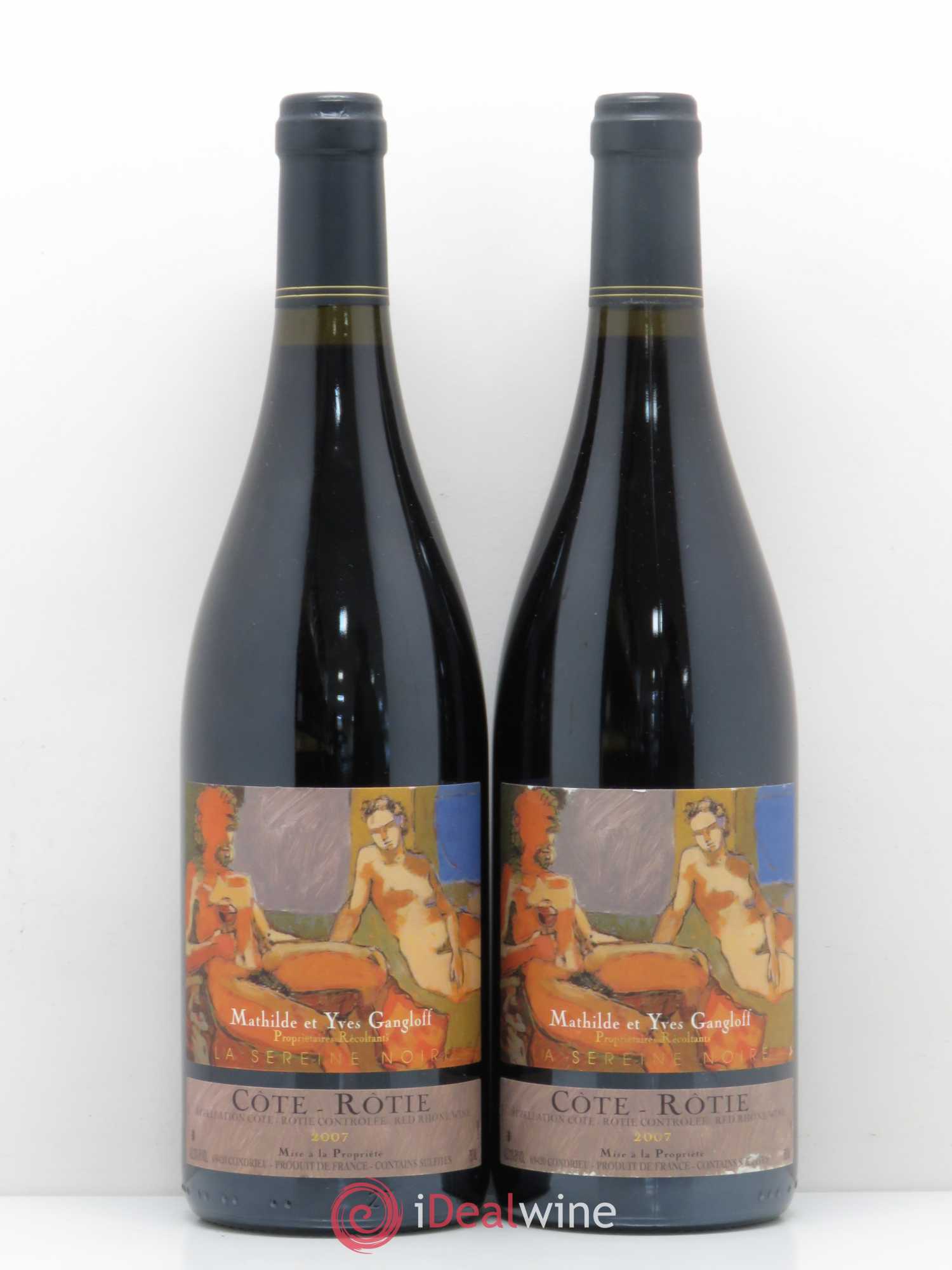 Côte-Rôtie La Sereine Noire Gangloff (Domaine) 2007 - Lot de 2 bouteilles - 0