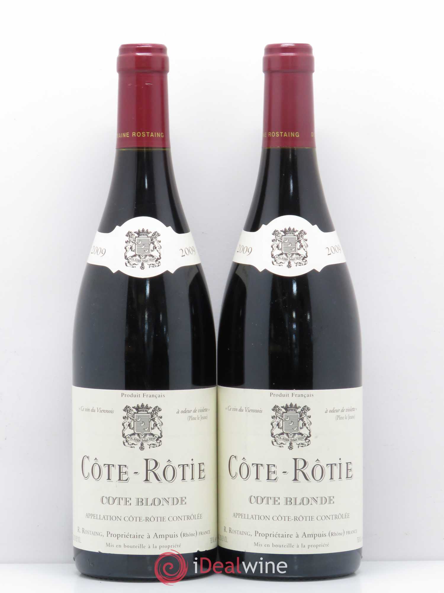 Côte-Rôtie Côte Blonde René Rostaing 2009 - Posten von 2 Flaschen - 0