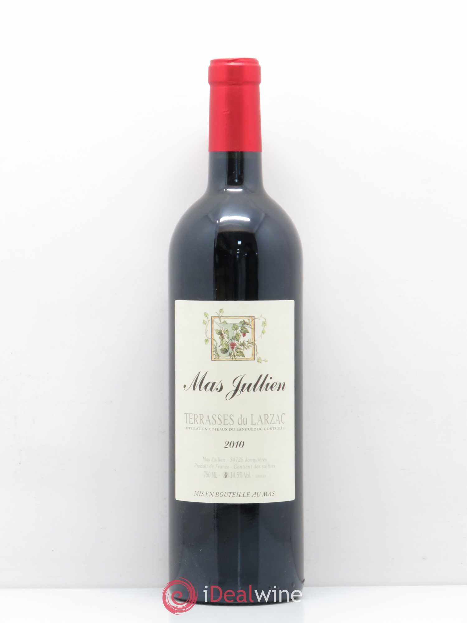 Terrasses du Larzac Mas Jullien Olivier Jullien 2010 - Lot de 1 bouteille - 0