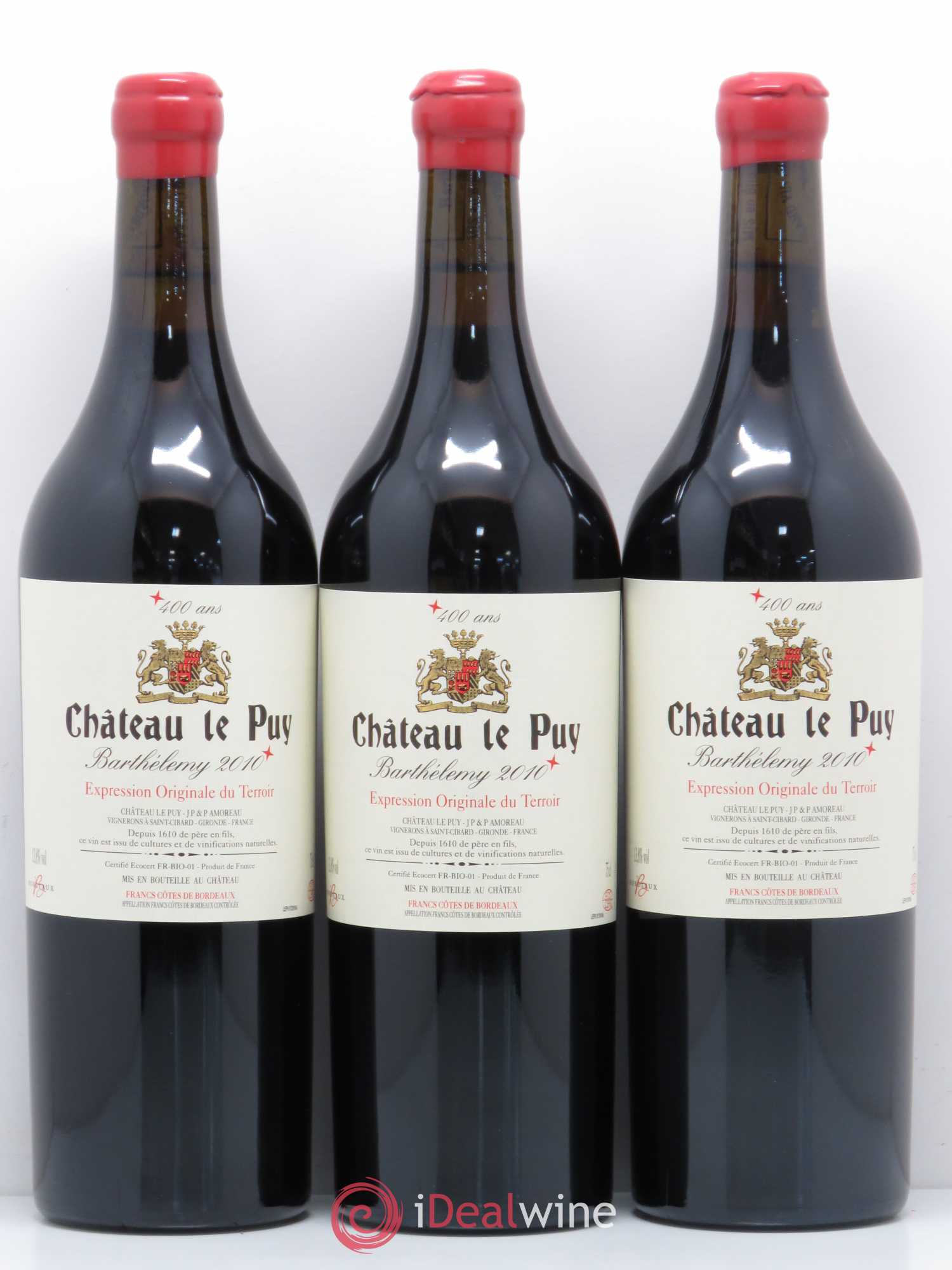 Le Puy - Cuvée Barthélemy 2010 - Lot de 6 bouteilles - 1