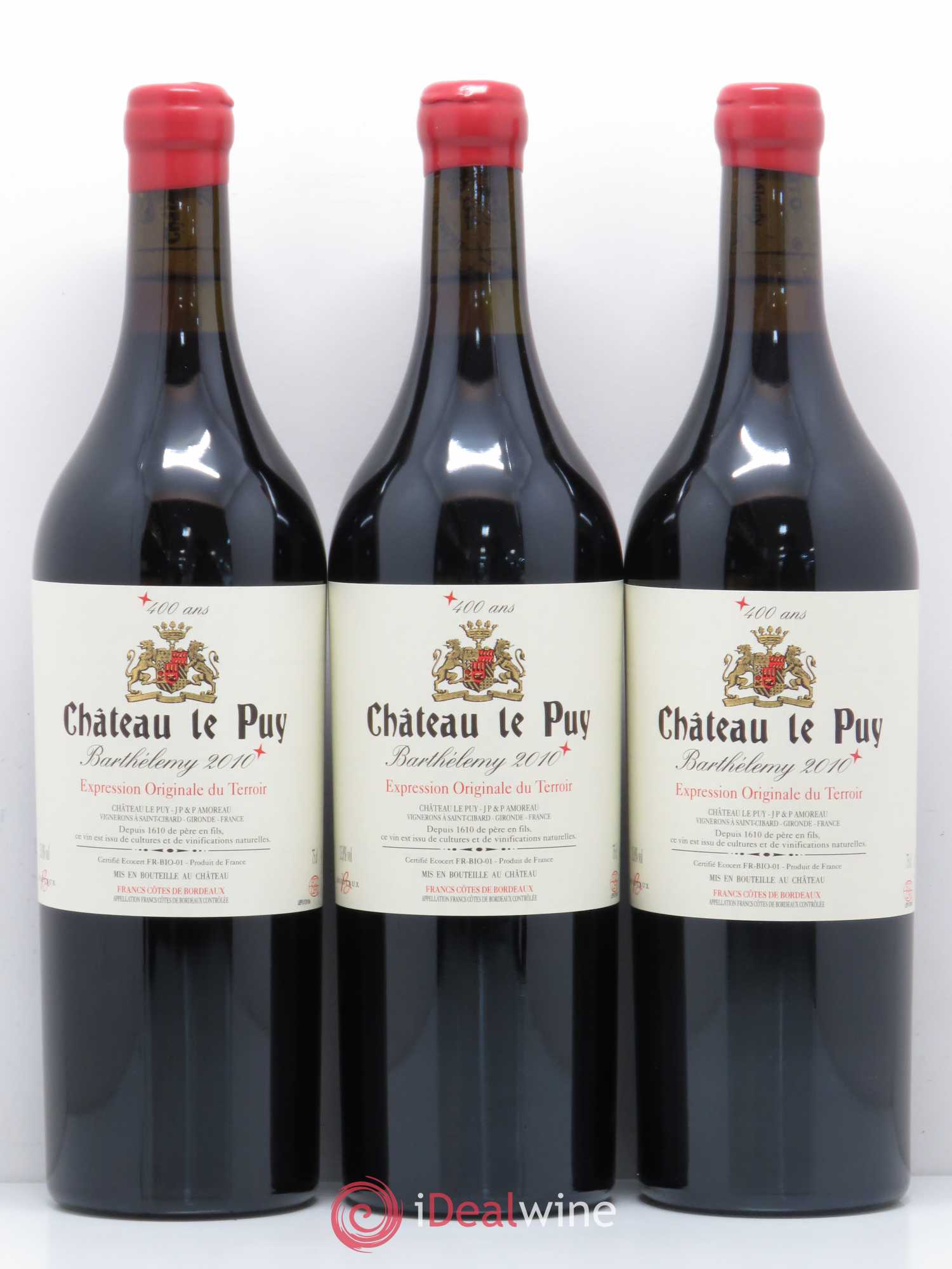 Le Puy - Cuvée Barthélemy 2010 - Lot de 6 bouteilles - 2