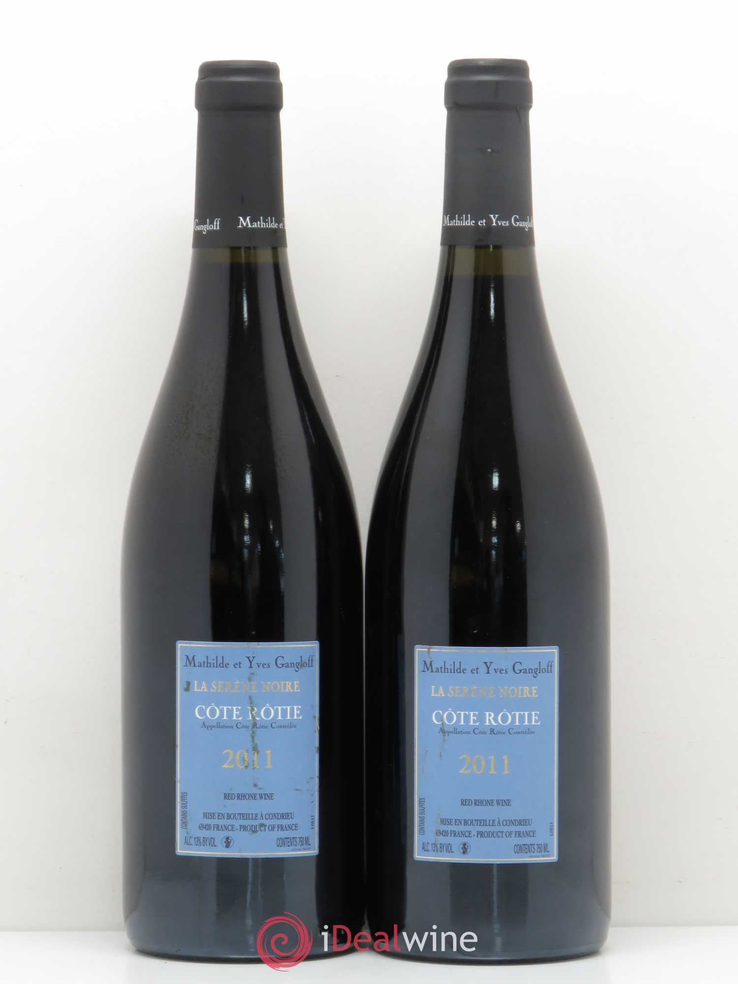Côte-Rôtie La Sereine Noire Gangloff (Domaine) 2011 - Lot de 2 bouteilles - 1