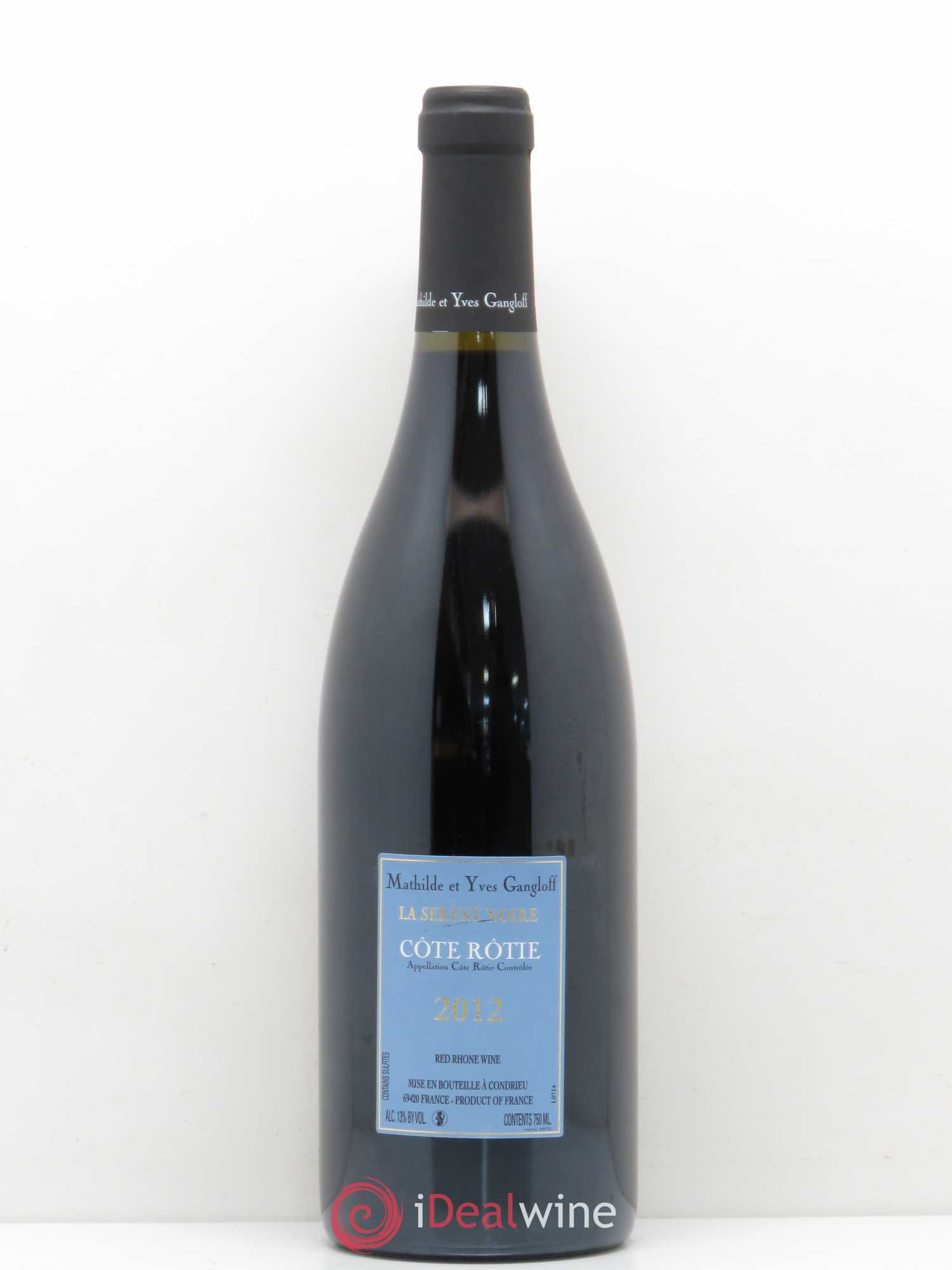 Côte-Rôtie La Sereine Noire Gangloff (Domaine) 2012 - Posten von 1 Flasche - 1