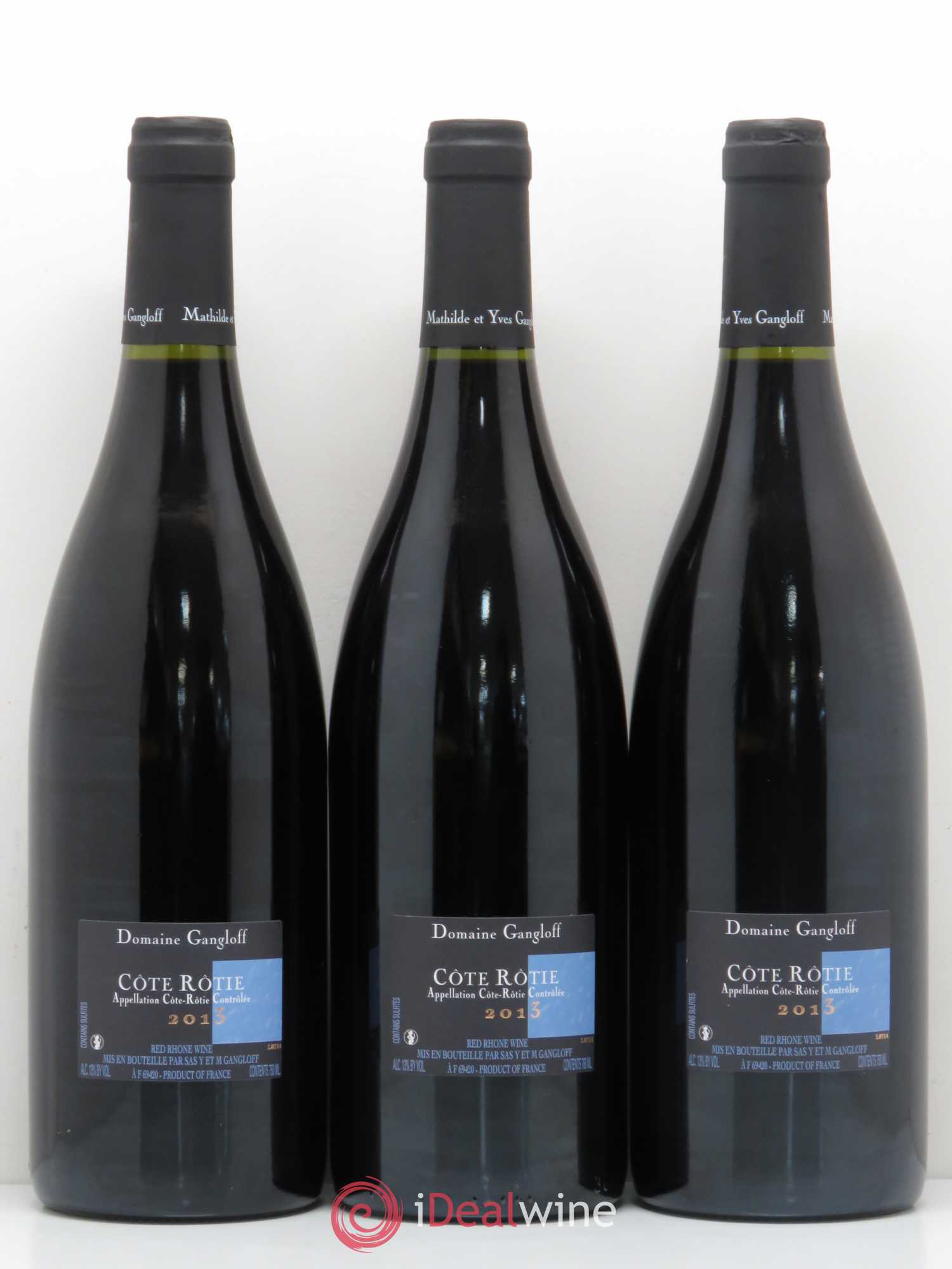 Côte-Rôtie La Barbarine Gangloff (Domaine) 2013 - Lot de 3 bouteilles - 1
