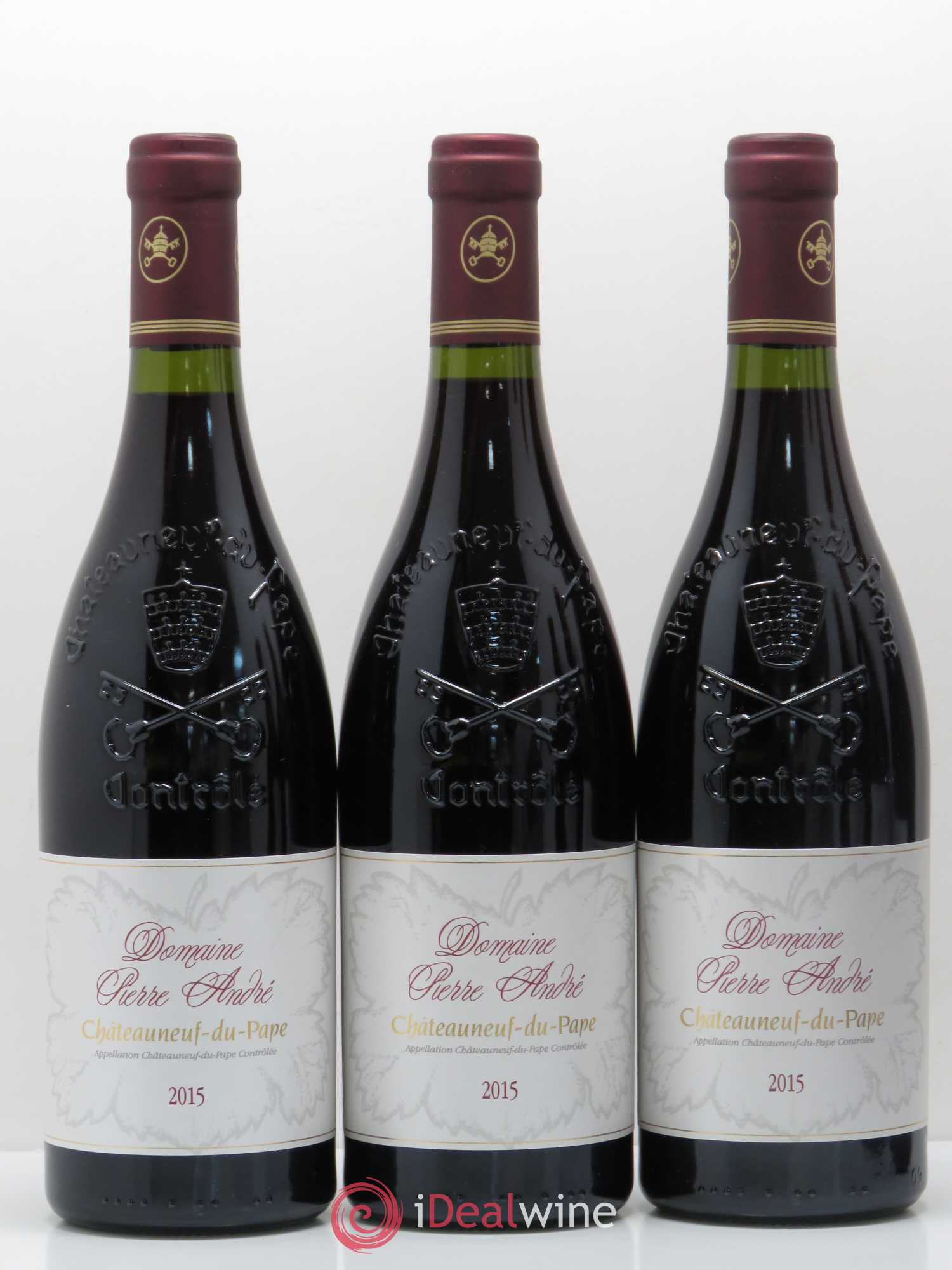 Châteauneuf-du-Pape Pierre Andre 2015 - Lot de 6 bouteilles - 1