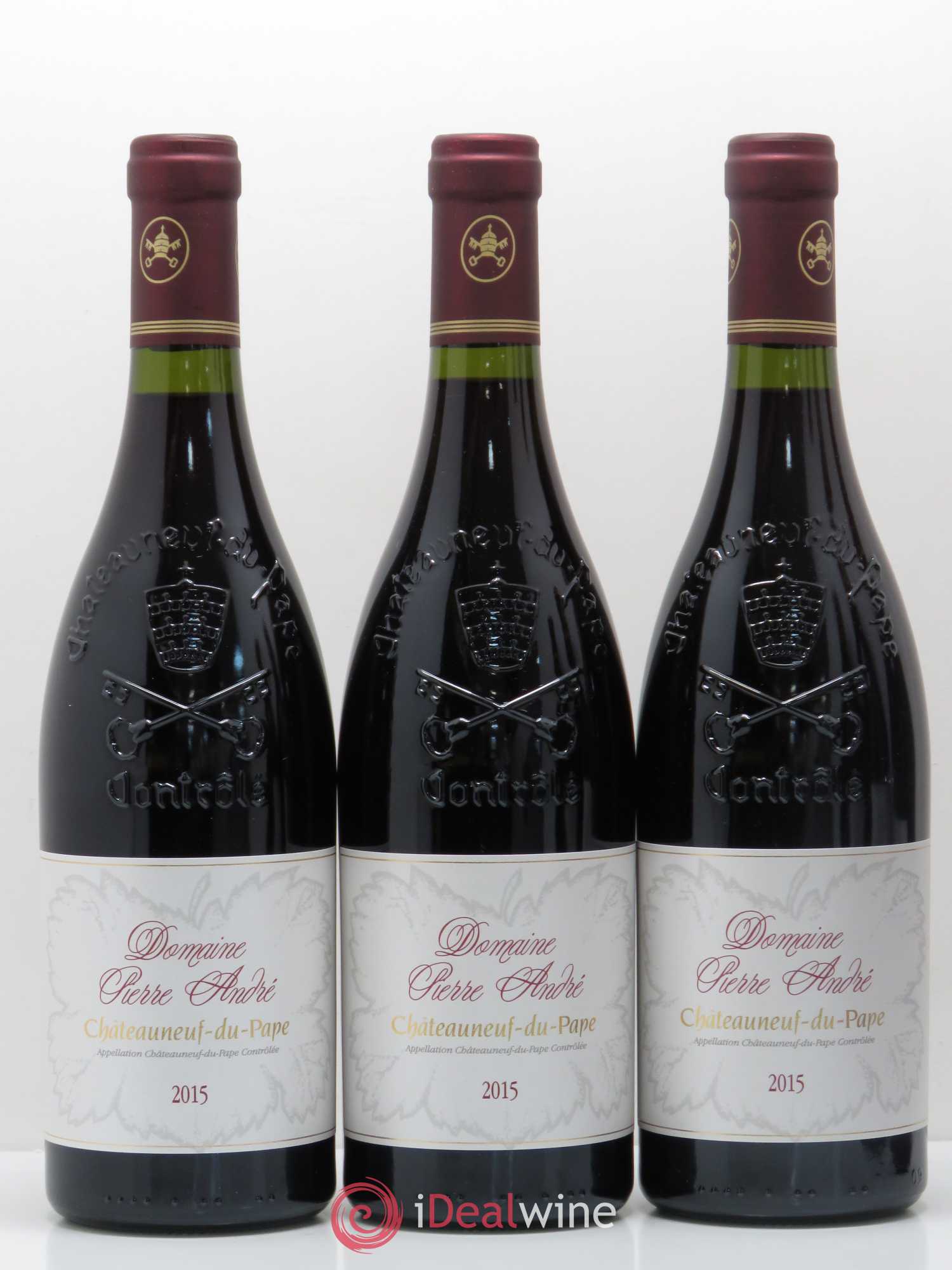 Châteauneuf-du-Pape Pierre Andre 2015 - Lot de 6 bouteilles - 2