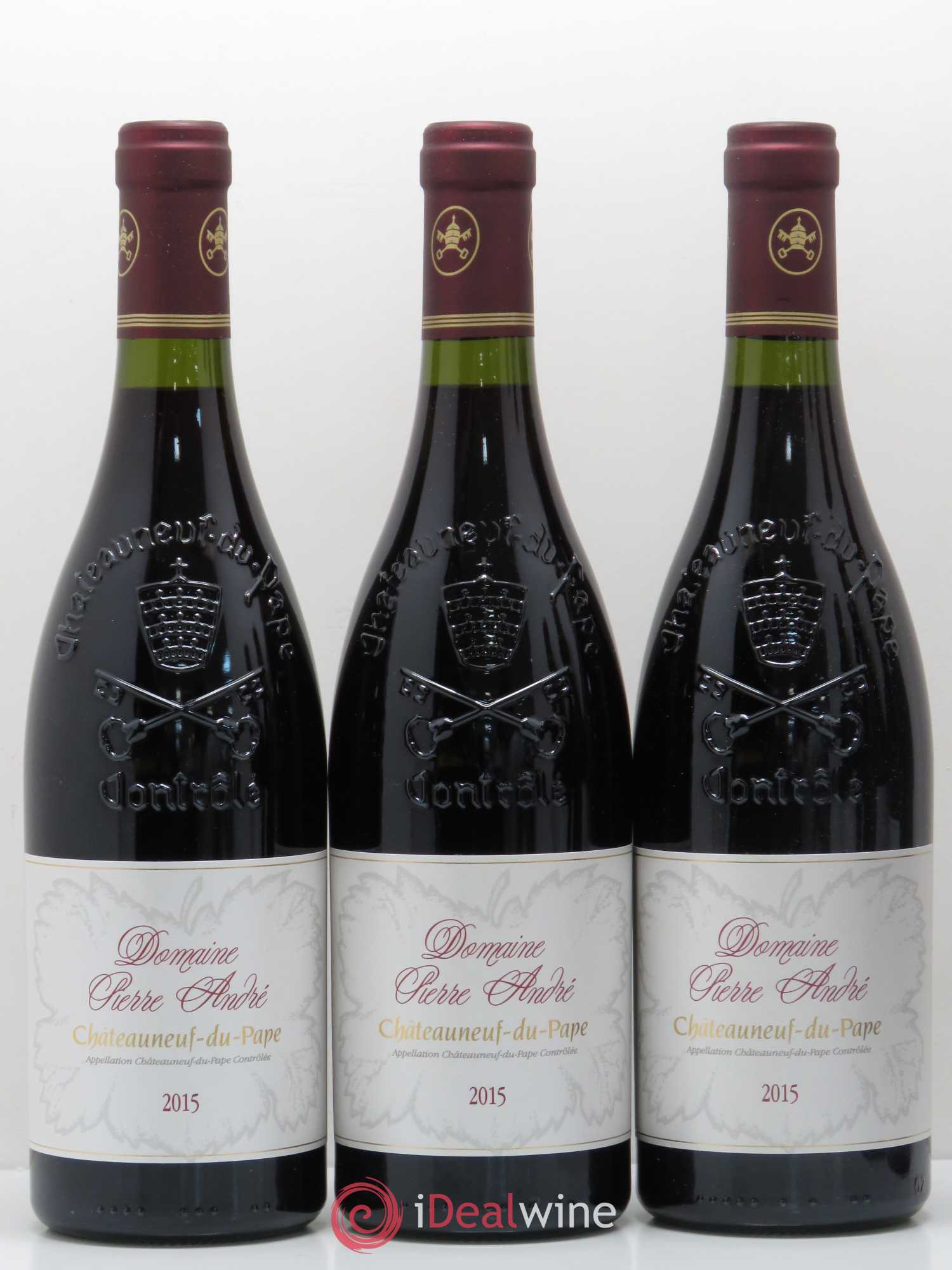 Châteauneuf-du-Pape Pierre Andre 2015 - Lot de 6 bouteilles - 2