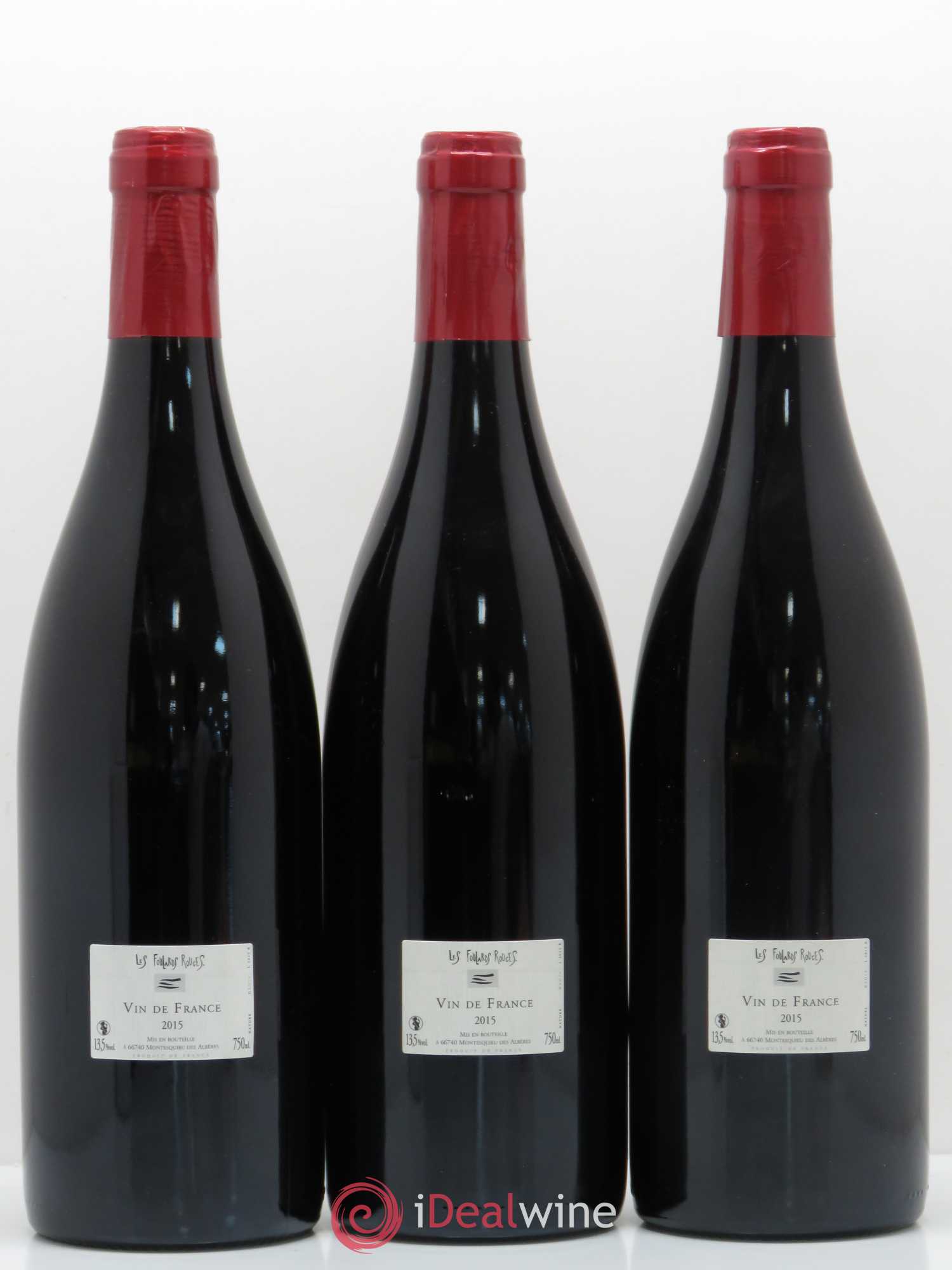 Vin de France Frida Les Foulards Rouges 2015 - Lot de 3 bouteilles - 1