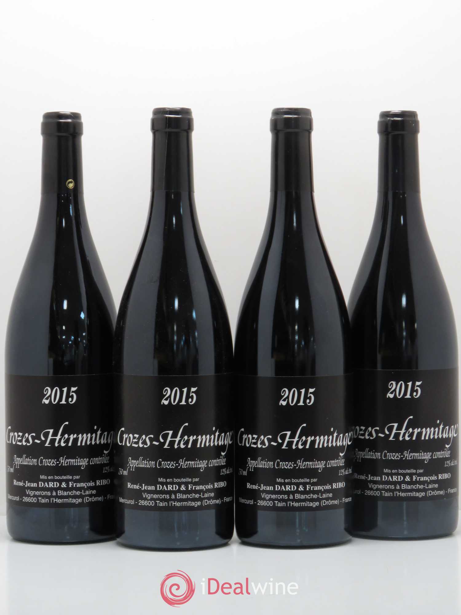 Crozes-Hermitage Dard et Ribo 2015 - Lot de 4 bouteilles - 0