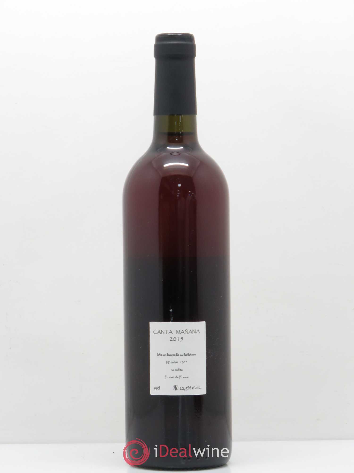 Vin de France Cante Manana Alain Castex 2015 - Lot of 1 bottle - 1