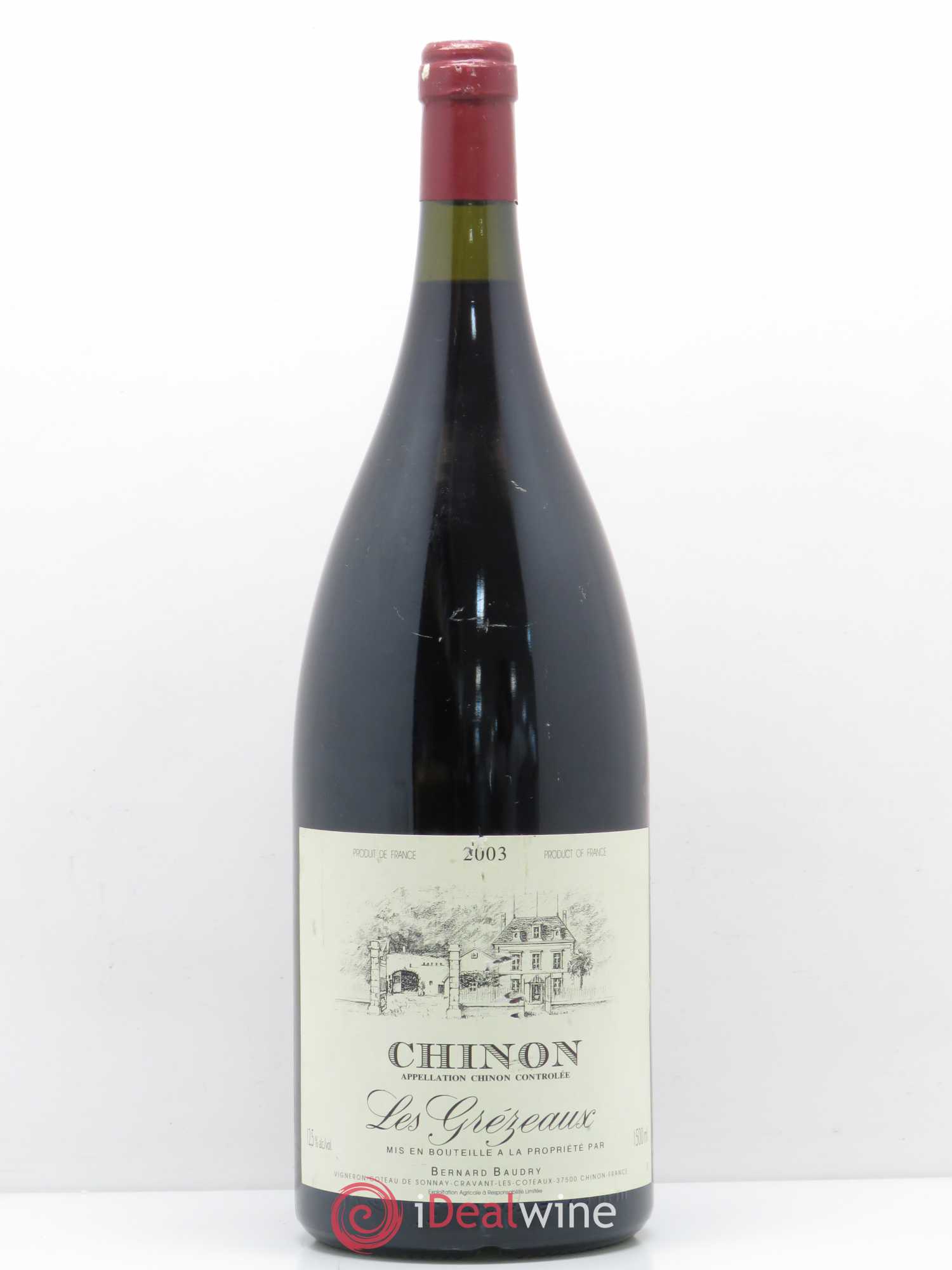 Chinon Les Grézeaux Bernard Baudry 2003 - Lot de 1 magnum - 0