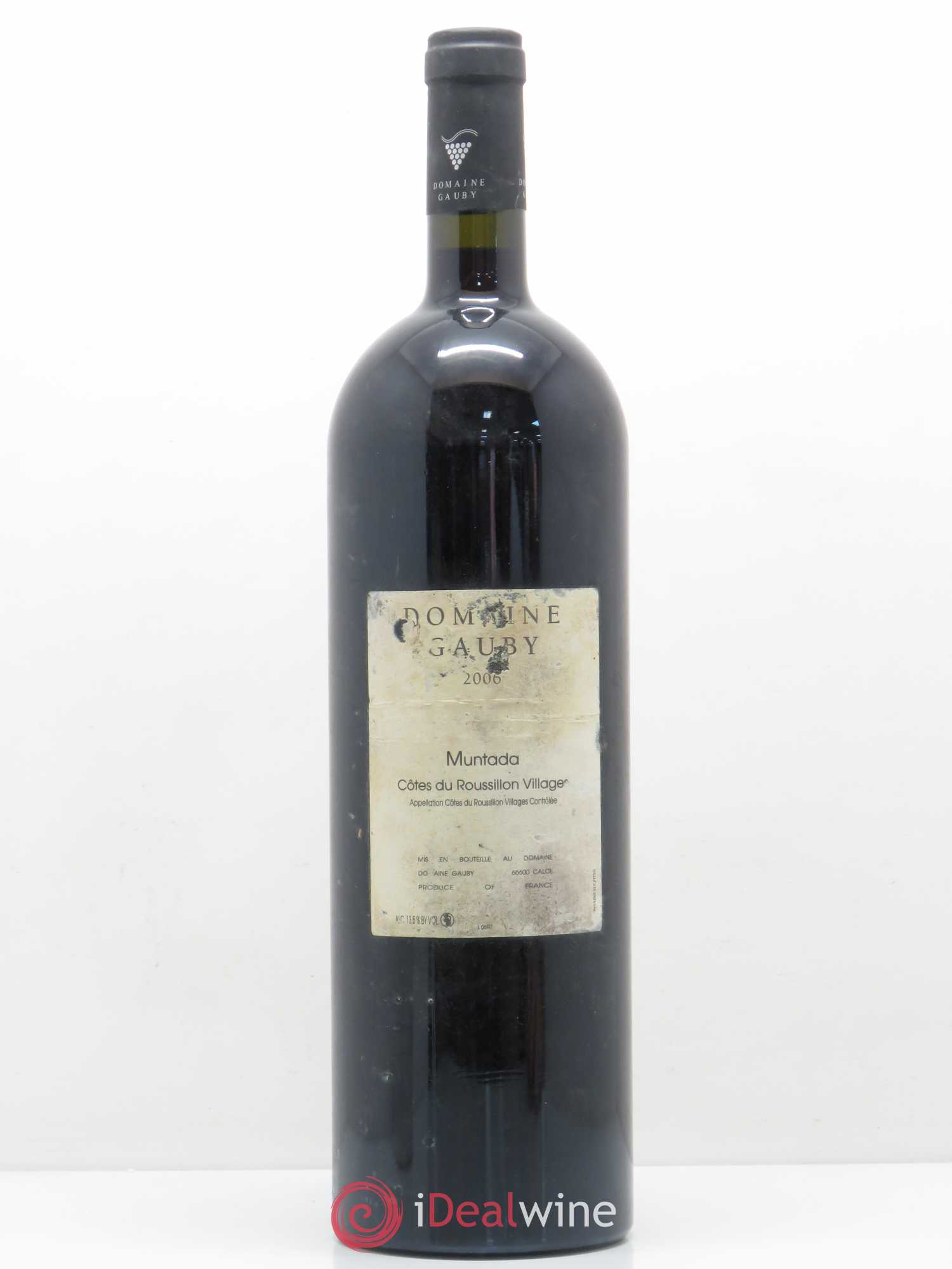 Côtes Catalanes (anciennement Côtes du Roussillon Villages) La Muntada Gauby (Domaine) 2006 - Lot de 1 magnum - 0