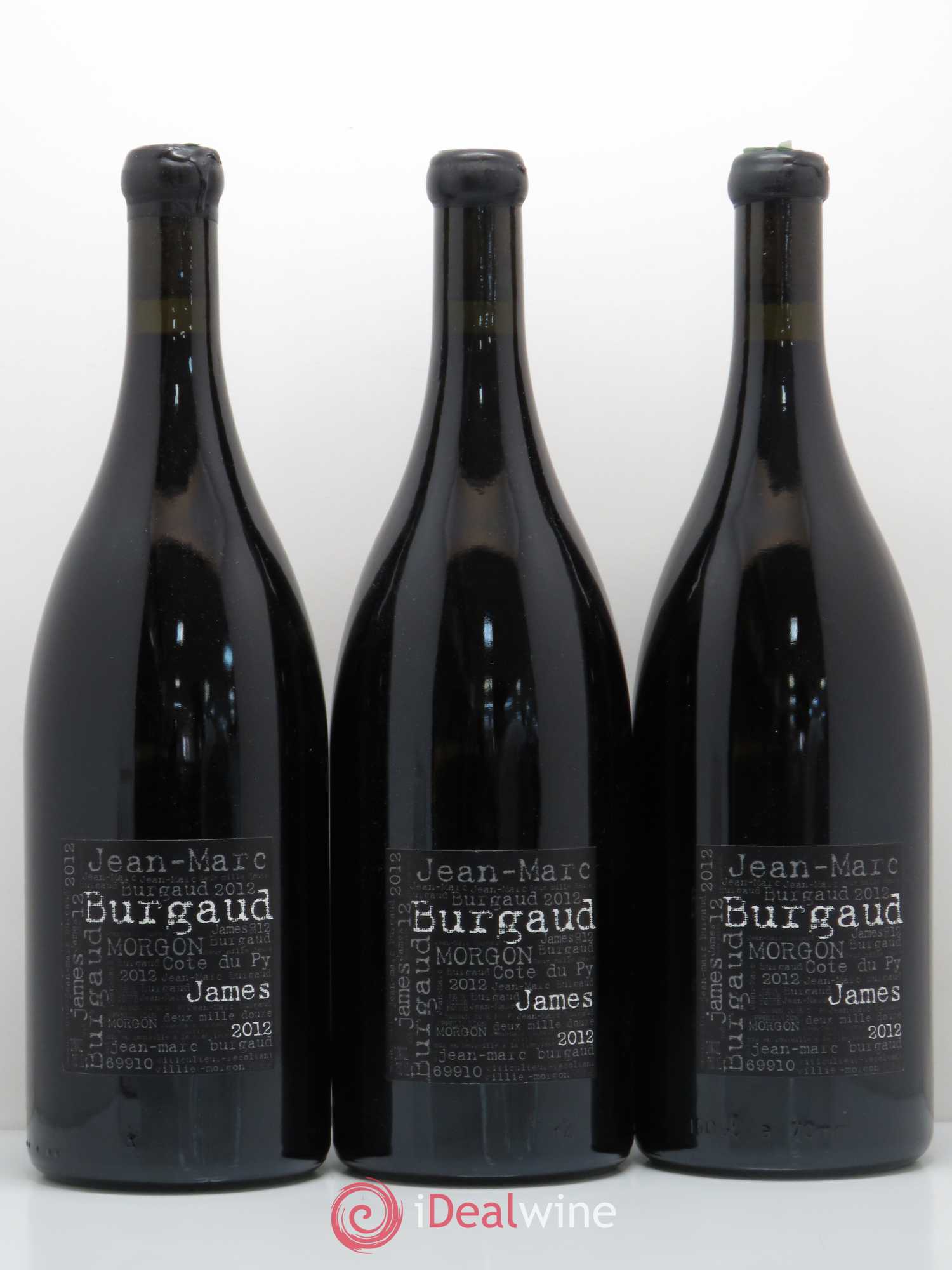 Morgon Côte du Py James Jean-Marc Burgaud (Domaine) 2012 - Lot de 3 magnums - 0