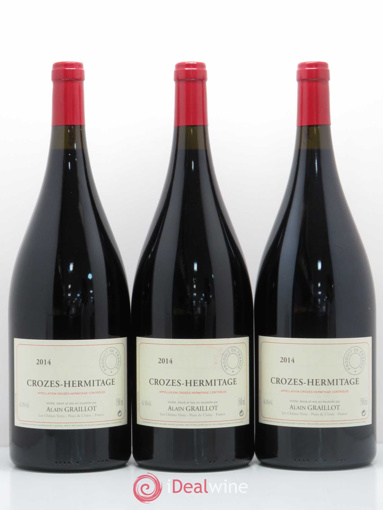 Crozes-Hermitage Domaine Graillot 2014 - Lot de 3 magnums - 0