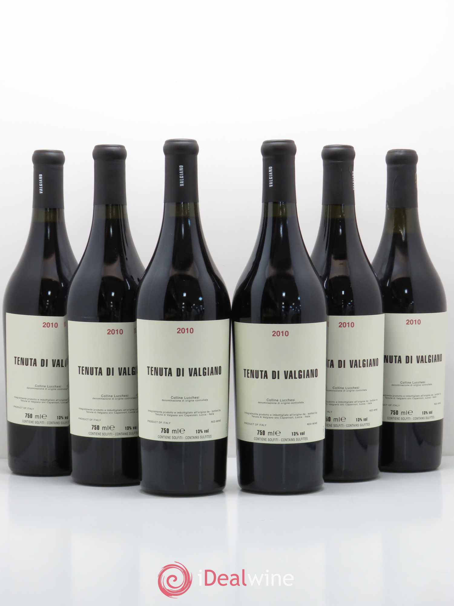 Colline Lucchesi DOC Tenuta di Valgiano 2010 - Lot de 6 bouteilles - 0