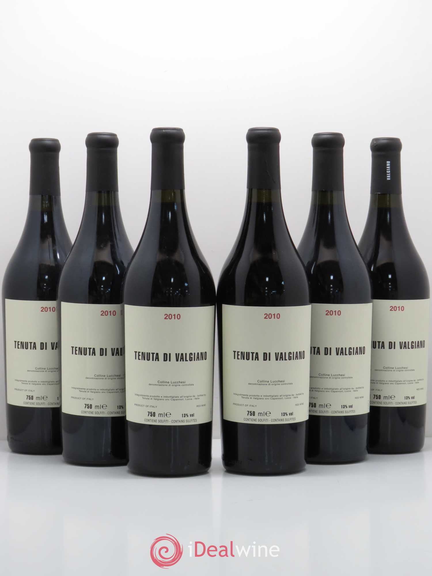 Colline Lucchesi DOC Tenuta di Valgiano 2010 - Lot de 6 bouteilles - 0