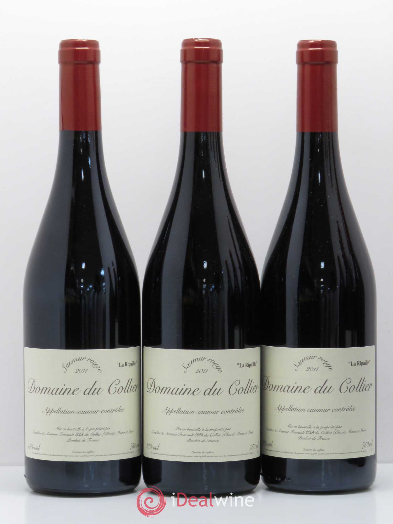 Saumur La Ripaille Domaine du Collier 2011 - Lot de 6 bouteilles - 1