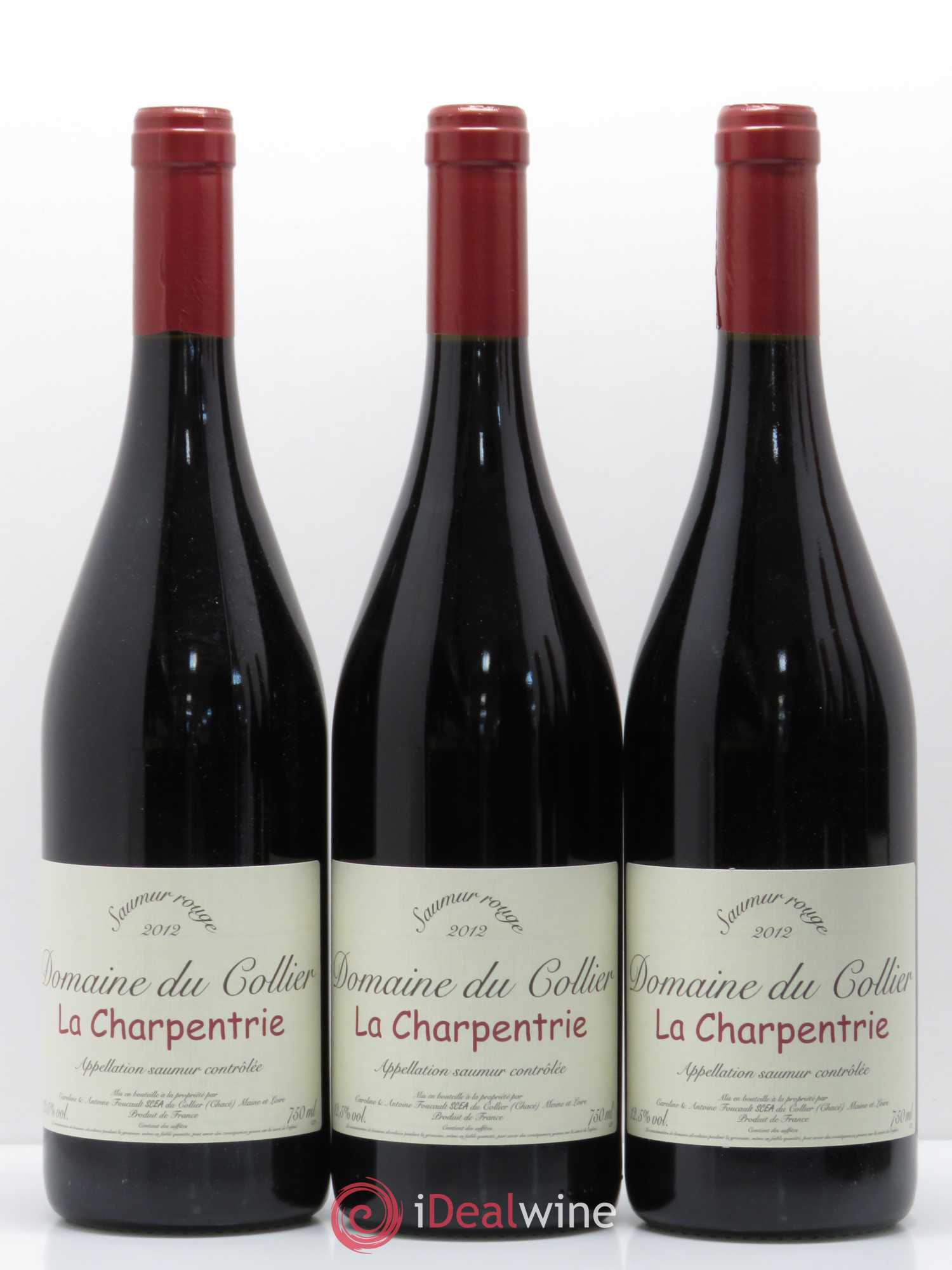 Saumur La Charpentrie Domaine du Collier 2012 - Lot de 6 bouteilles - 1