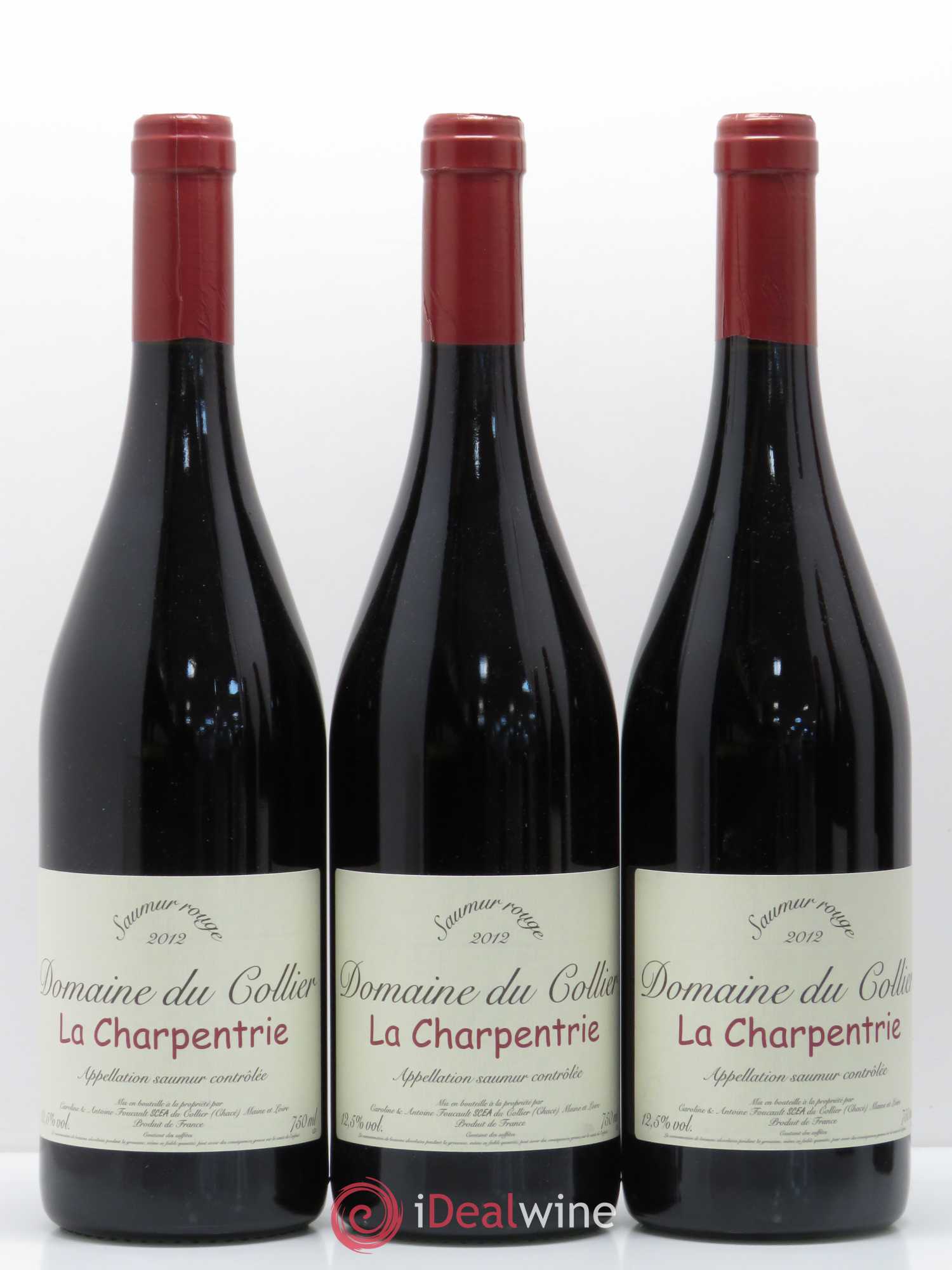 Saumur La Charpentrie Domaine du Collier 2012 - Lot de 6 bouteilles - 2