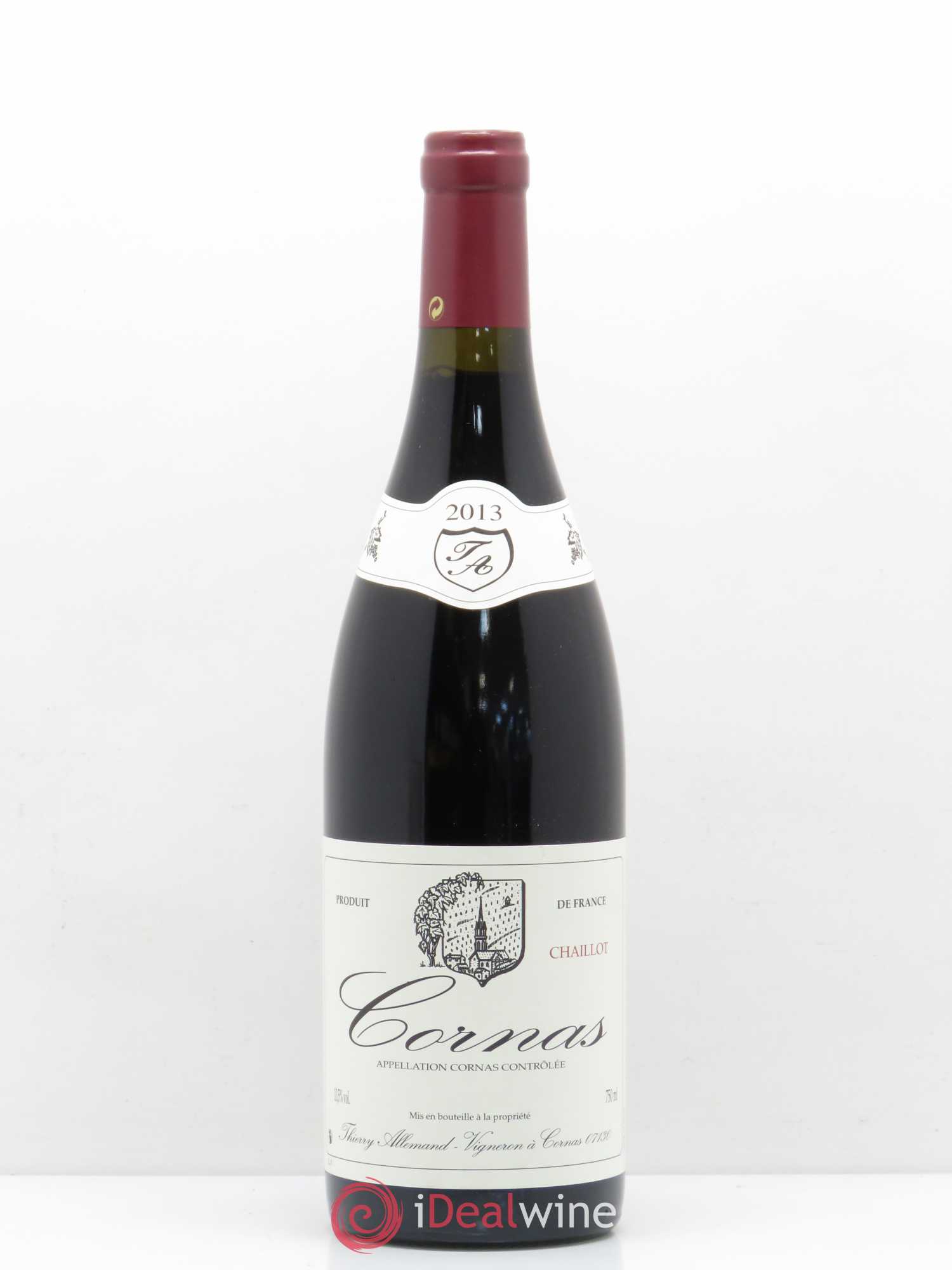 Cornas Chaillot Thierry Allemand 2013 - Lot de 1 bouteille - 0