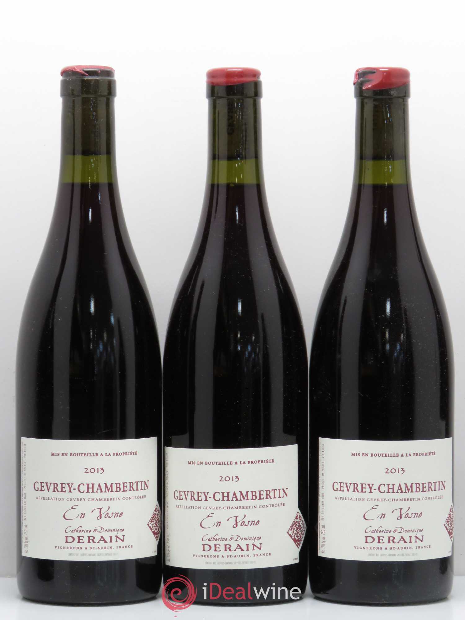 Gevrey-Chambertin En Vosne Derain 2013 - Posten von 6 Flaschen - 2