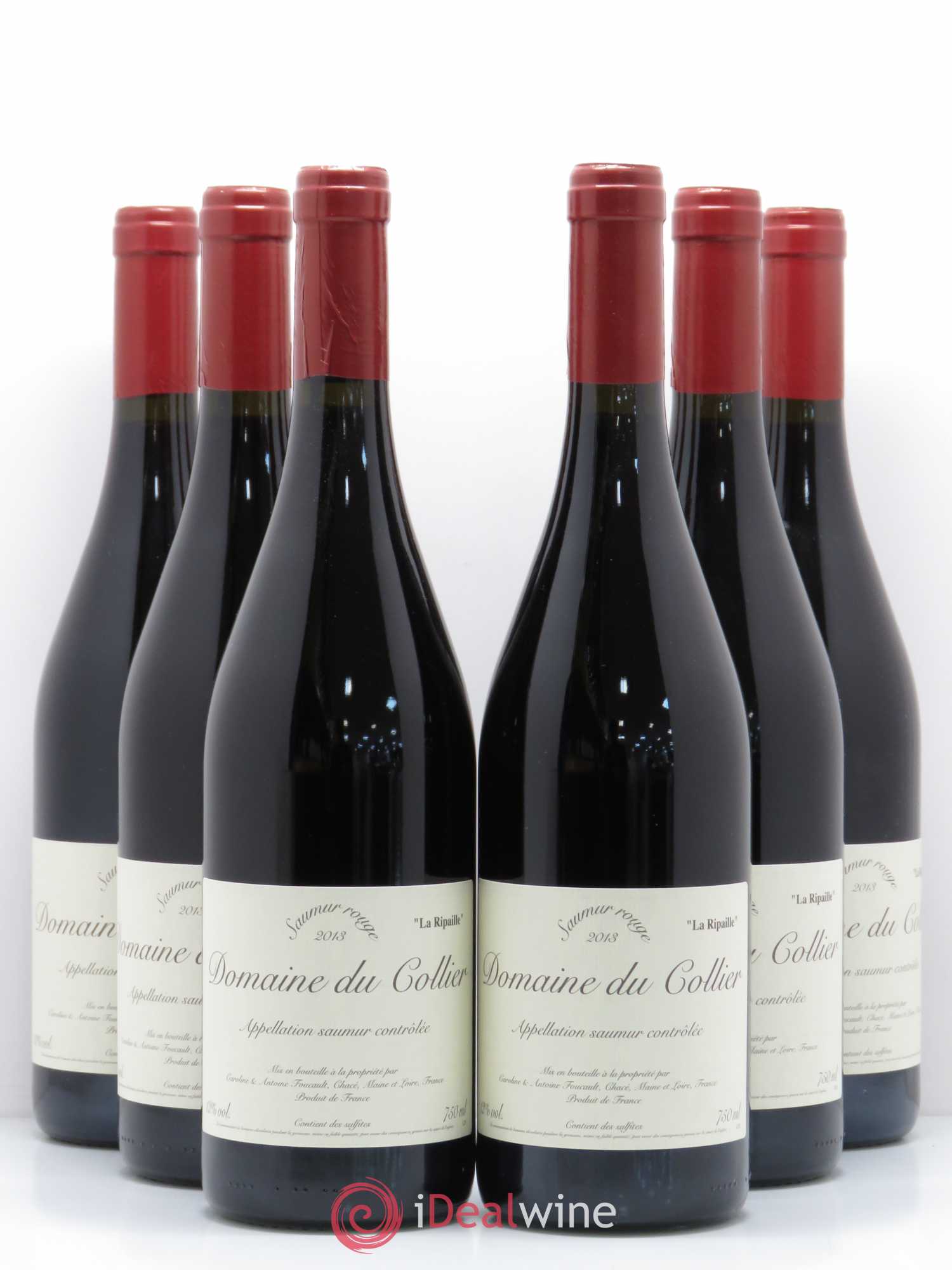 Saumur La Ripaille Domaine du Collier 2013 - Lot de 6 bouteilles - 0