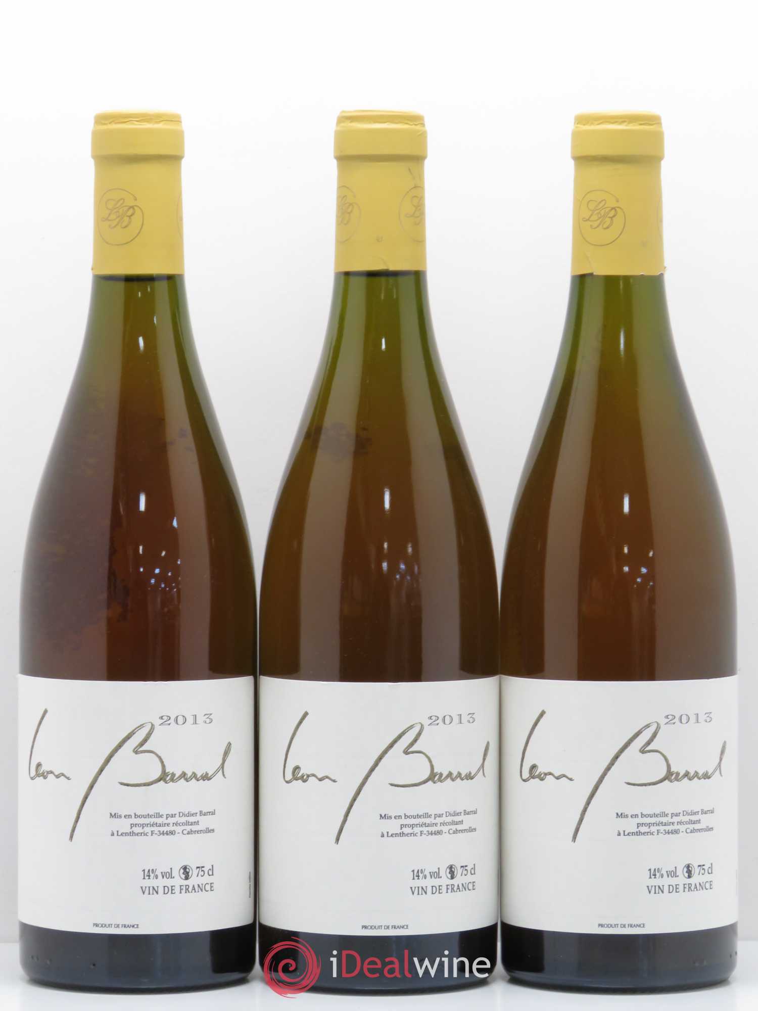 Vin de France Léon Barral 2013 - Posten von 3 Flaschen - 0