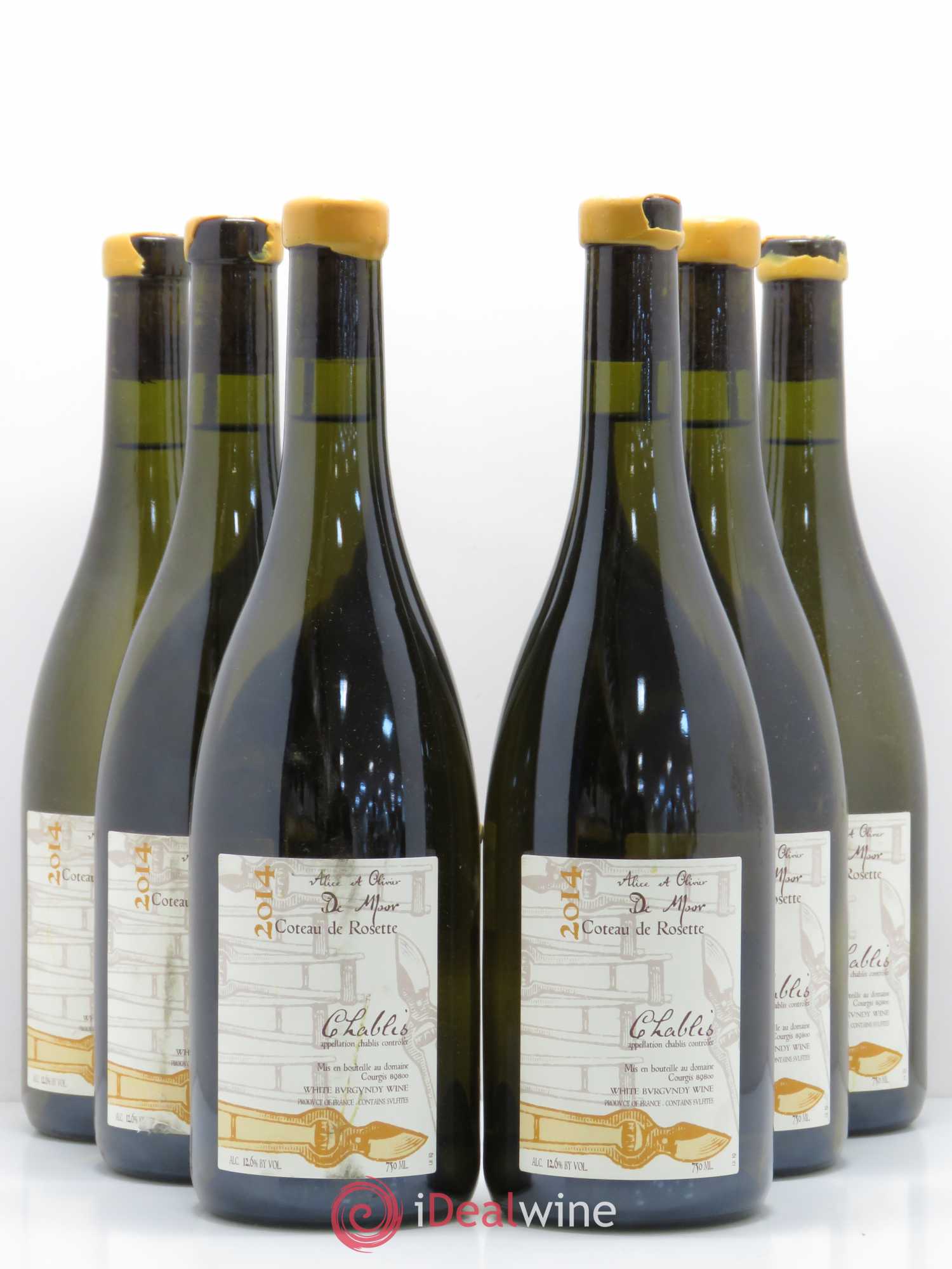 Bourgogne Chitry Alice et Olivier De Moor 2014 - Lot de 6 bouteilles - 0