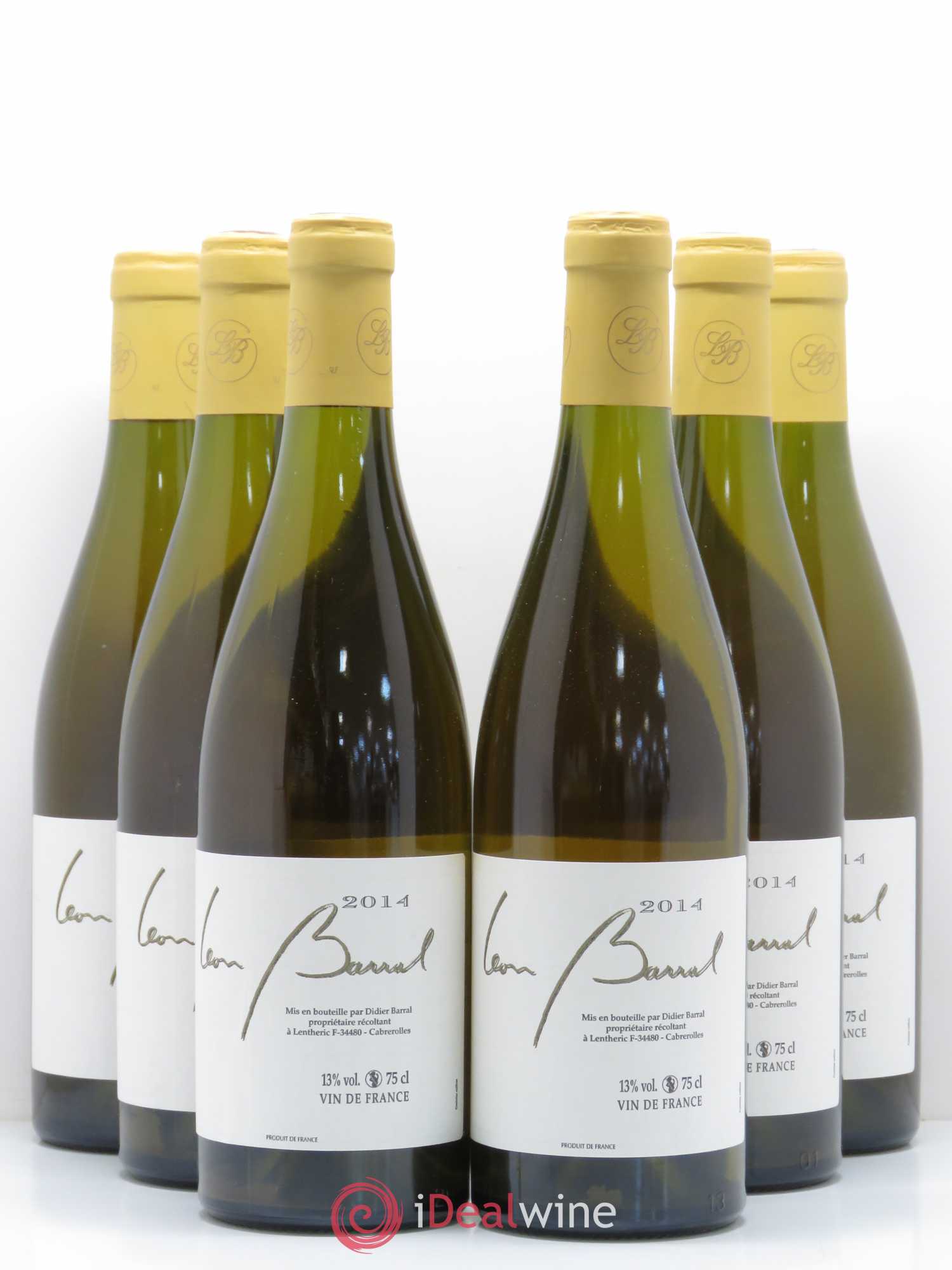 Vin de France Léon Barral 2014 - Posten von 6 Flaschen - 0